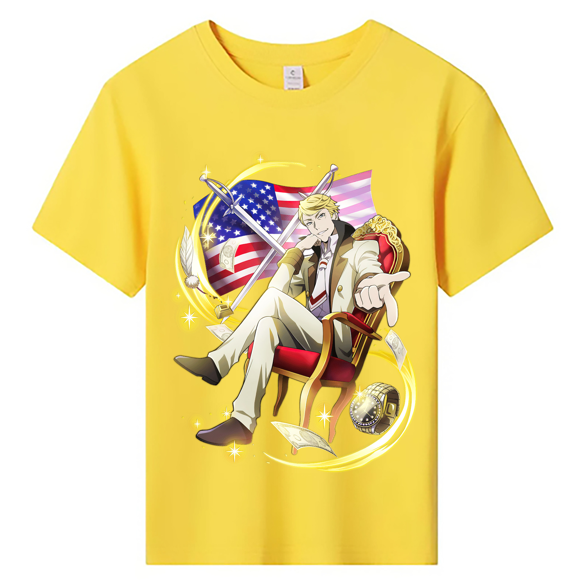 （画像用） 文豪ストレイドッグス Bungo Stray Dogs 綿100％キッズTシャツ（フロントプリント）