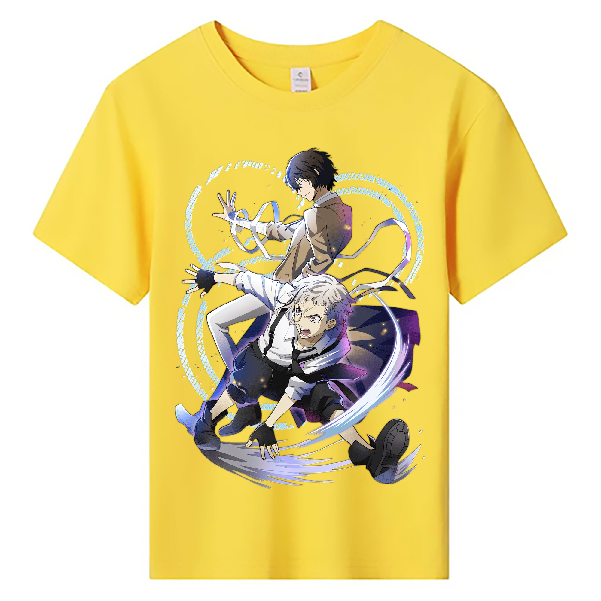 （画像用） 文豪ストレイドッグス Bungo Stray Dogs 綿100％キッズTシャツ（フロントプリント）