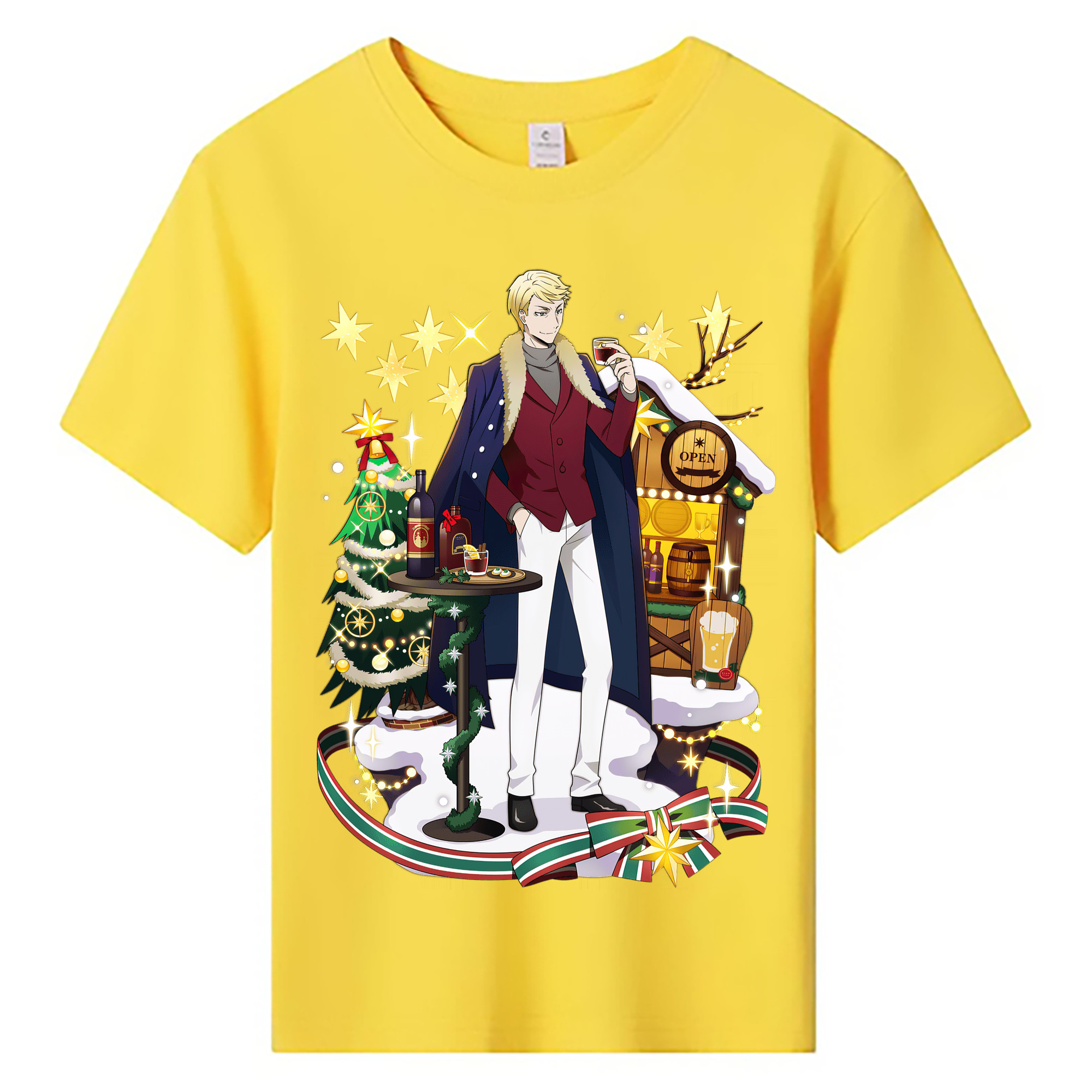 （画像用） 文豪ストレイドッグス Bungo Stray Dogs 綿100％キッズTシャツ（フロントプリント）