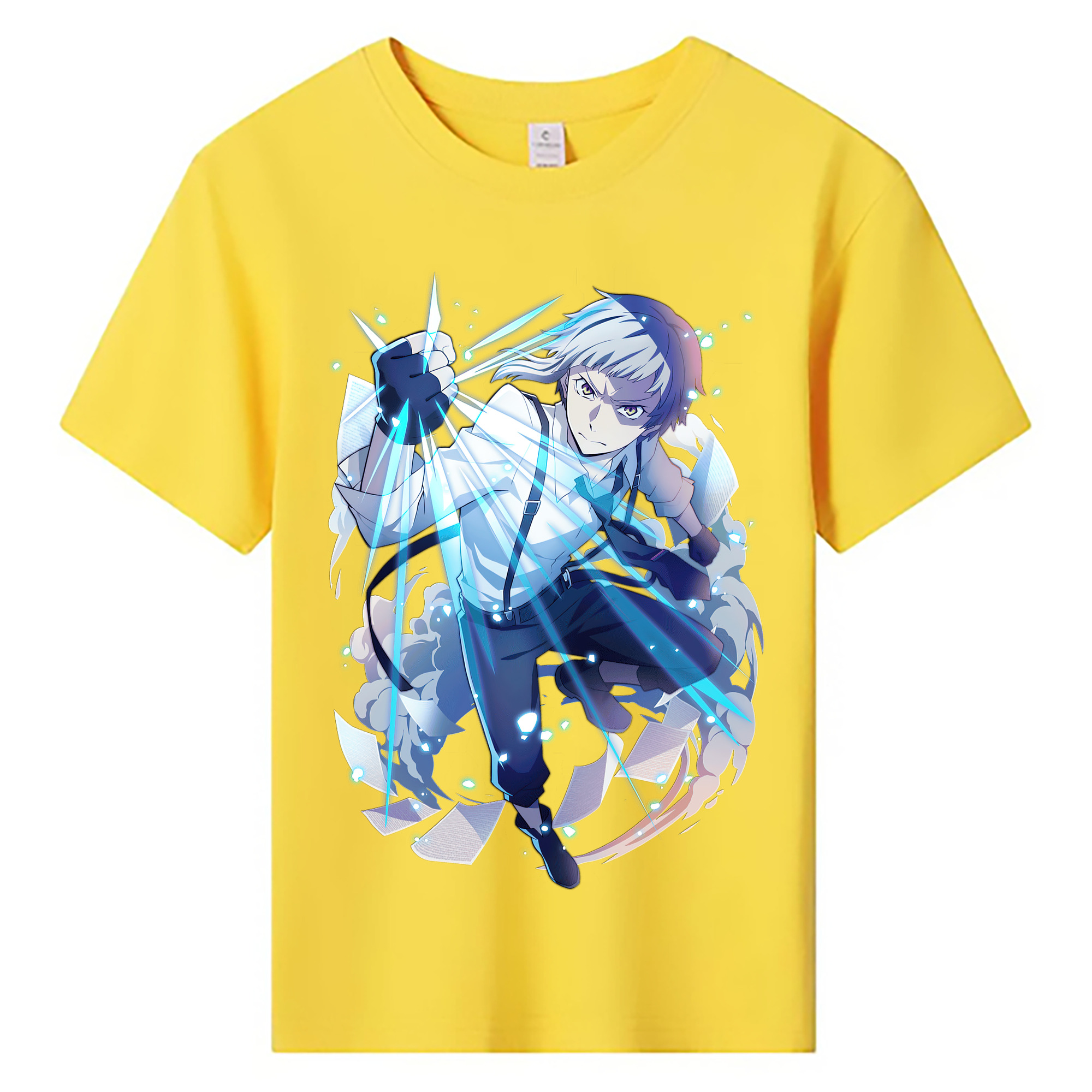 （画像用） 文豪ストレイドッグス Bungo Stray Dogs 綿100％キッズTシャツ（フロントプリント）