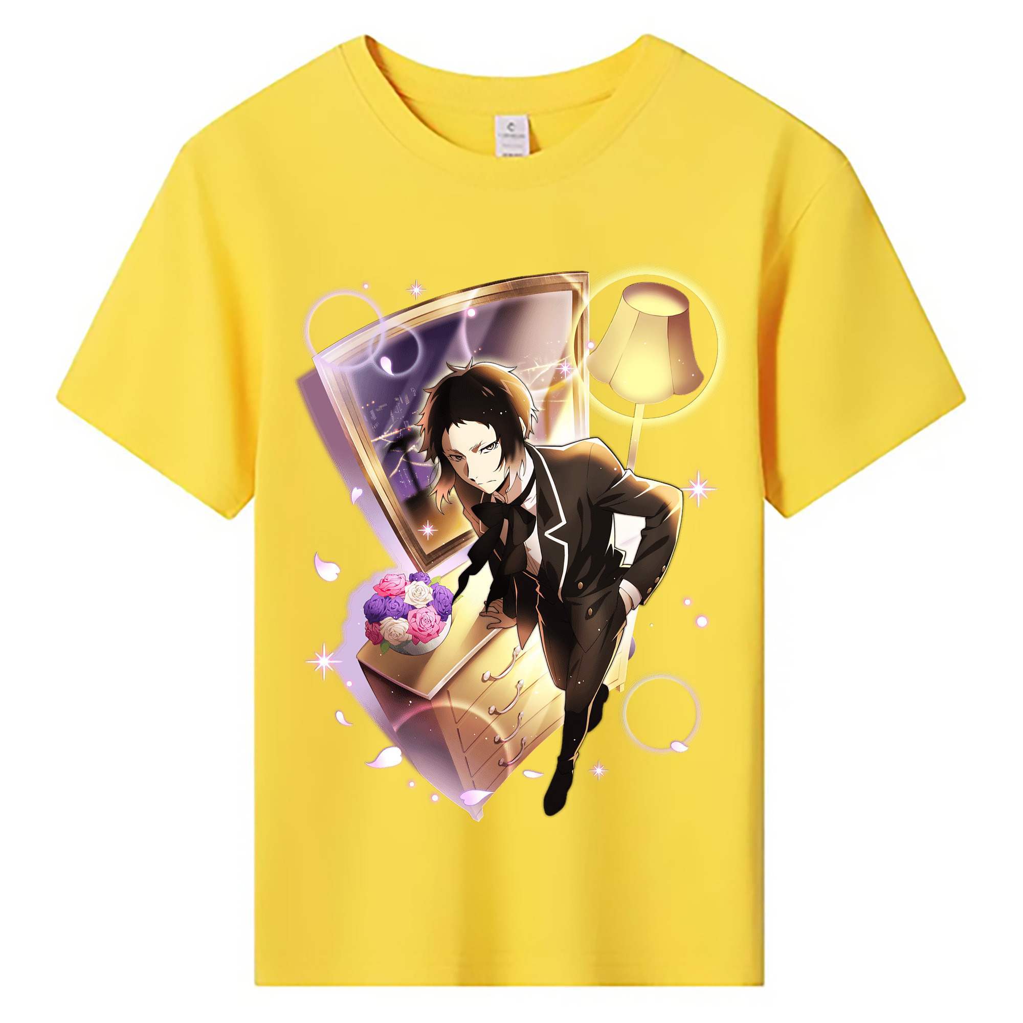 （画像用） 文豪ストレイドッグス Bungo Stray Dogs 綿100％キッズTシャツ（フロントプリント）
