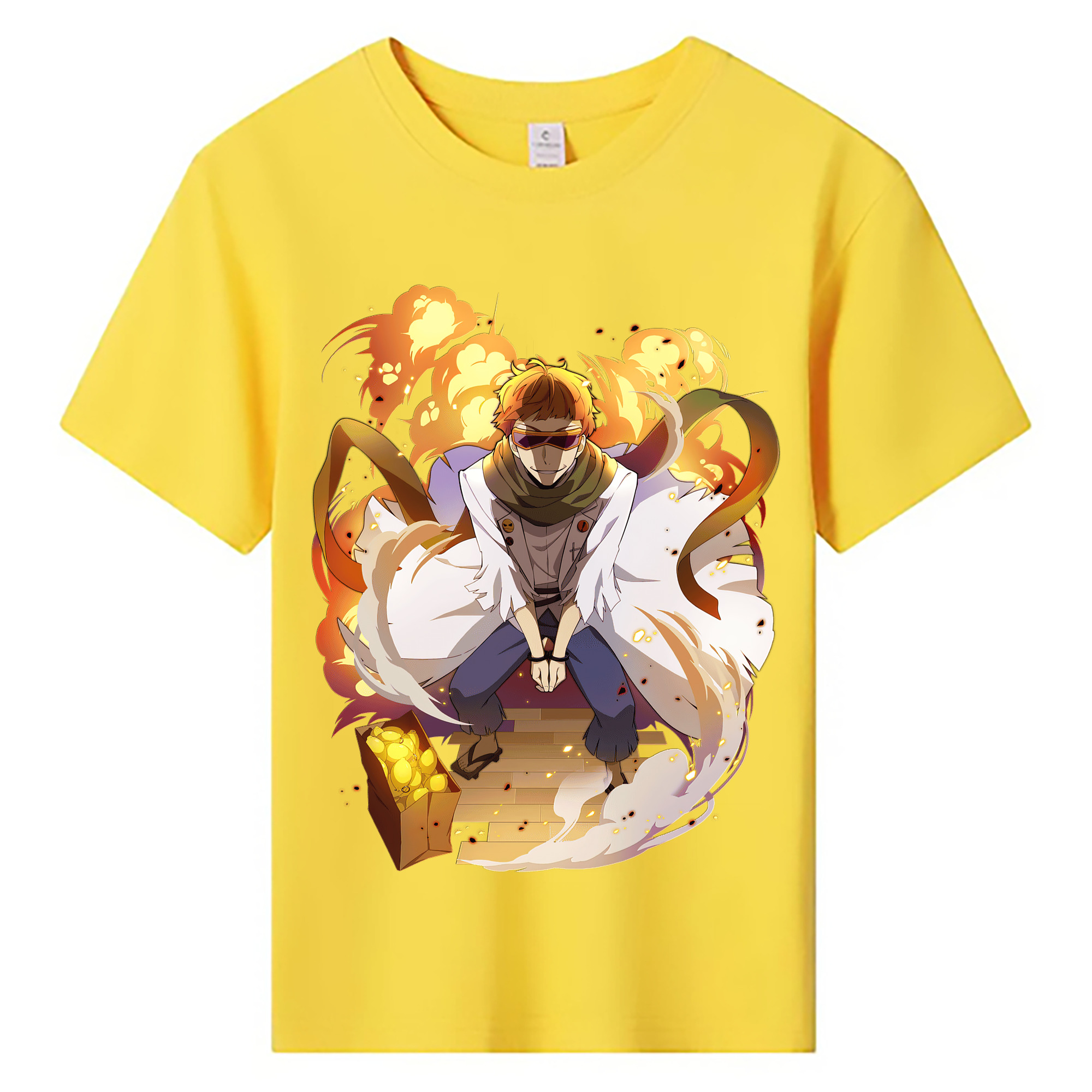 （画像用） 文豪ストレイドッグス Bungo Stray Dogs 綿100％キッズTシャツ（フロントプリント）