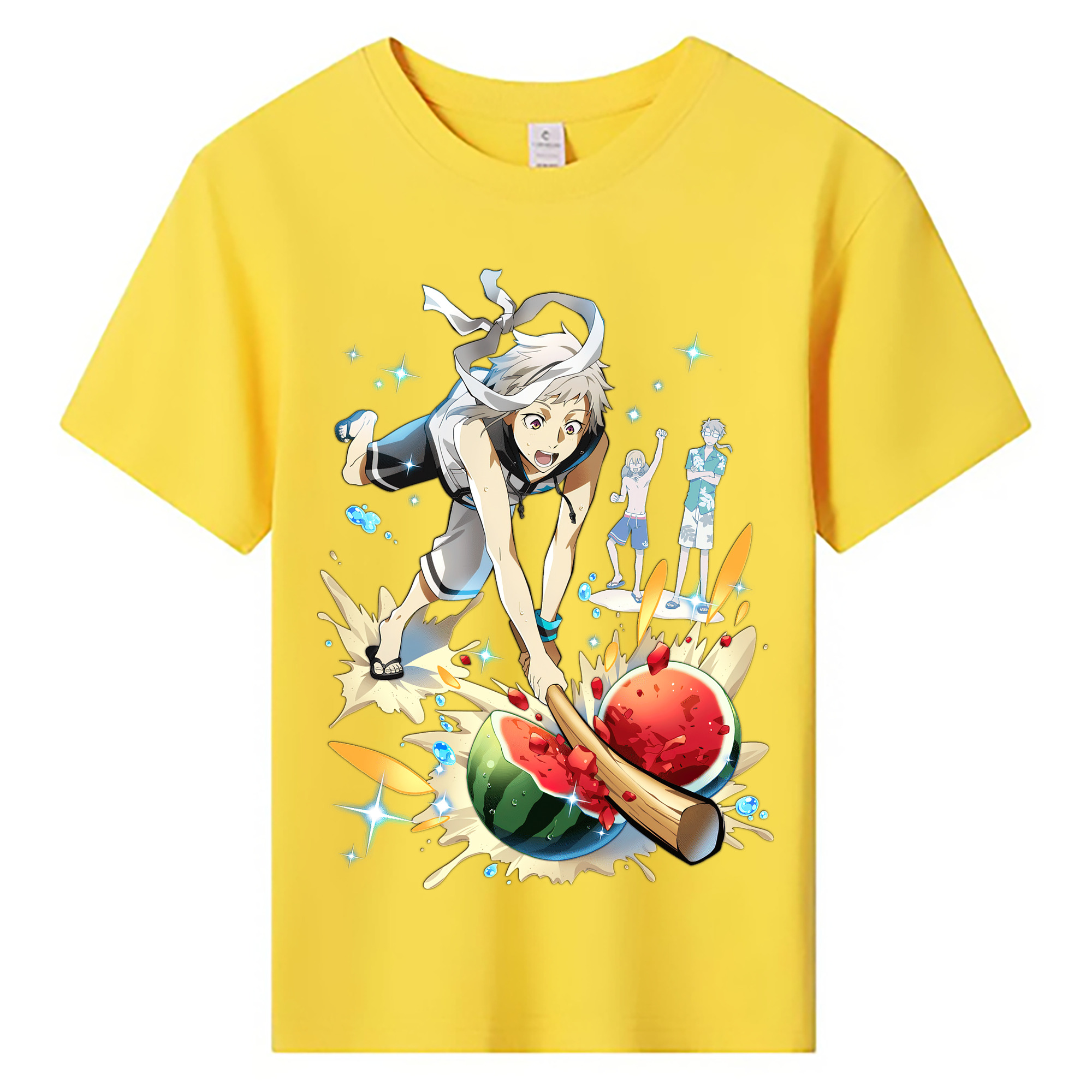 （画像用） 文豪ストレイドッグス Bungo Stray Dogs 綿100％キッズTシャツ（フロントプリント）
