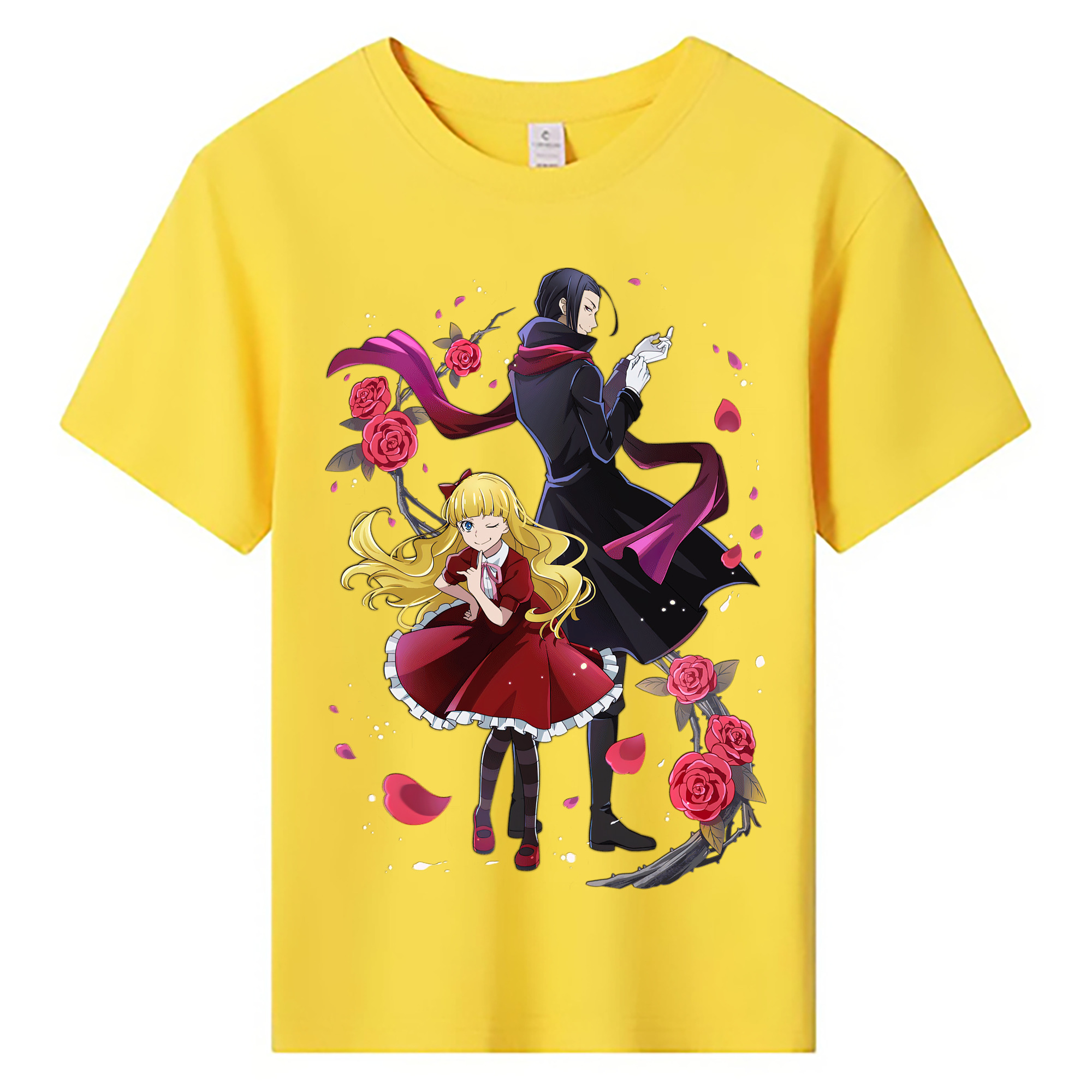 （画像用） 文豪ストレイドッグス Bungo Stray Dogs 綿100％キッズTシャツ（フロントプリント）