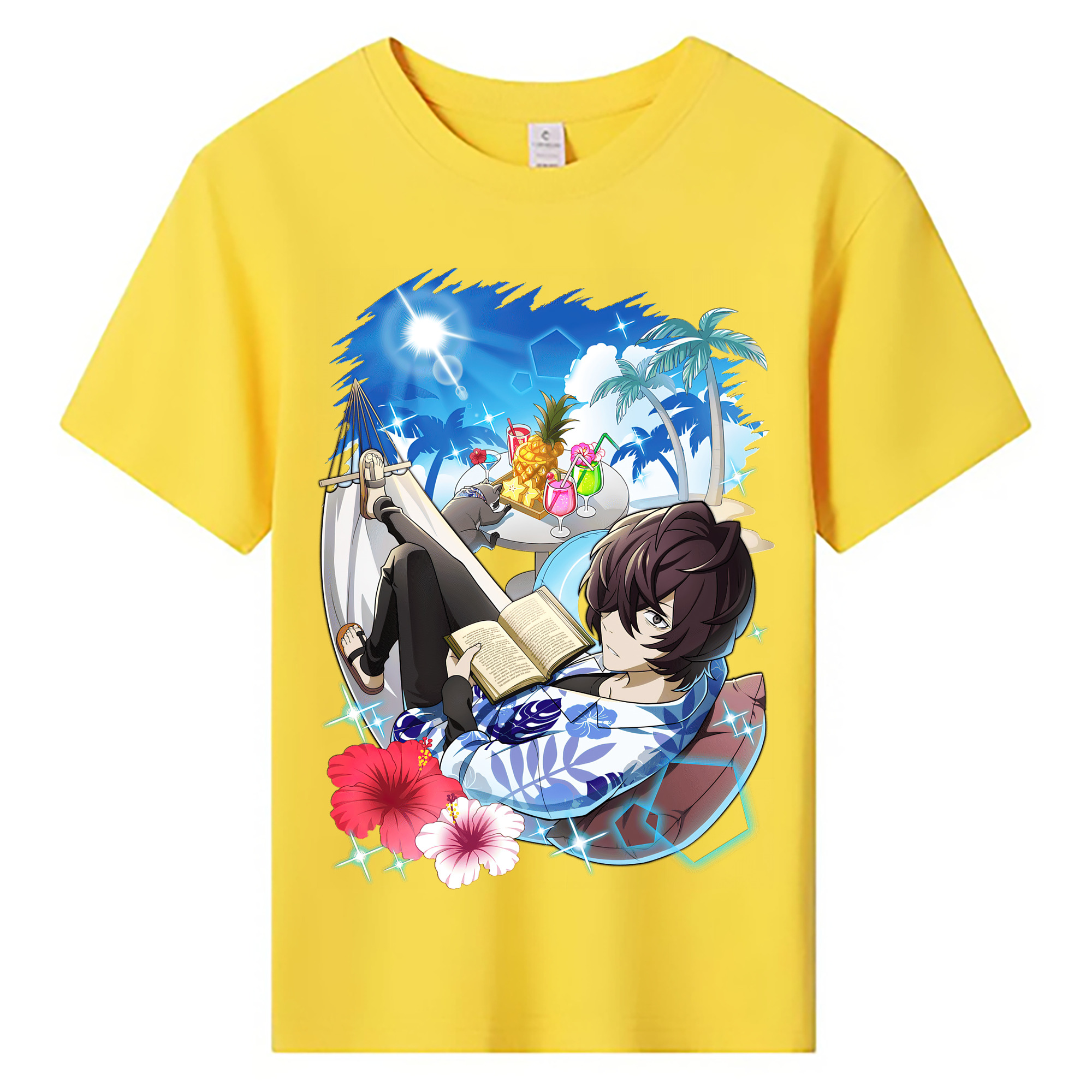 （画像用） 文豪ストレイドッグス Bungo Stray Dogs 綿100％キッズTシャツ（フロントプリント）