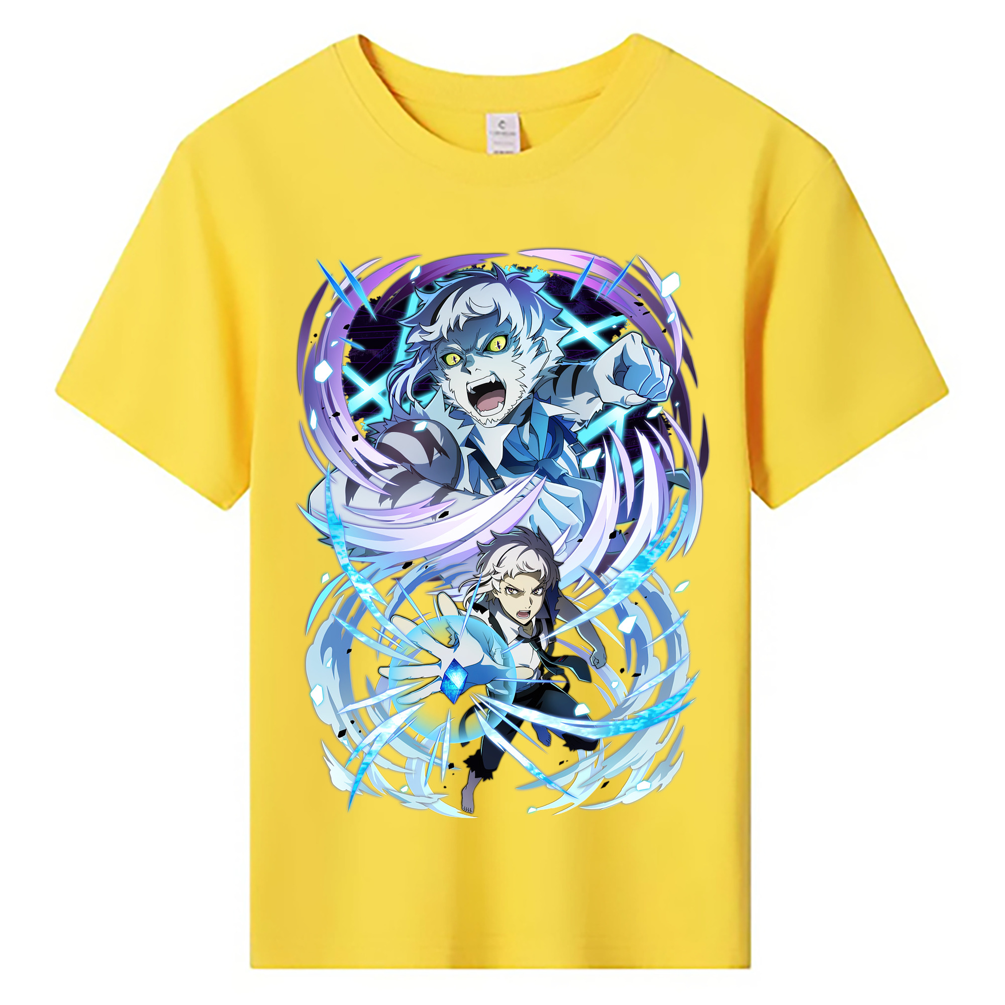 （画像用） 文豪ストレイドッグス Bungo Stray Dogs 綿100％キッズTシャツ（フロントプリント）