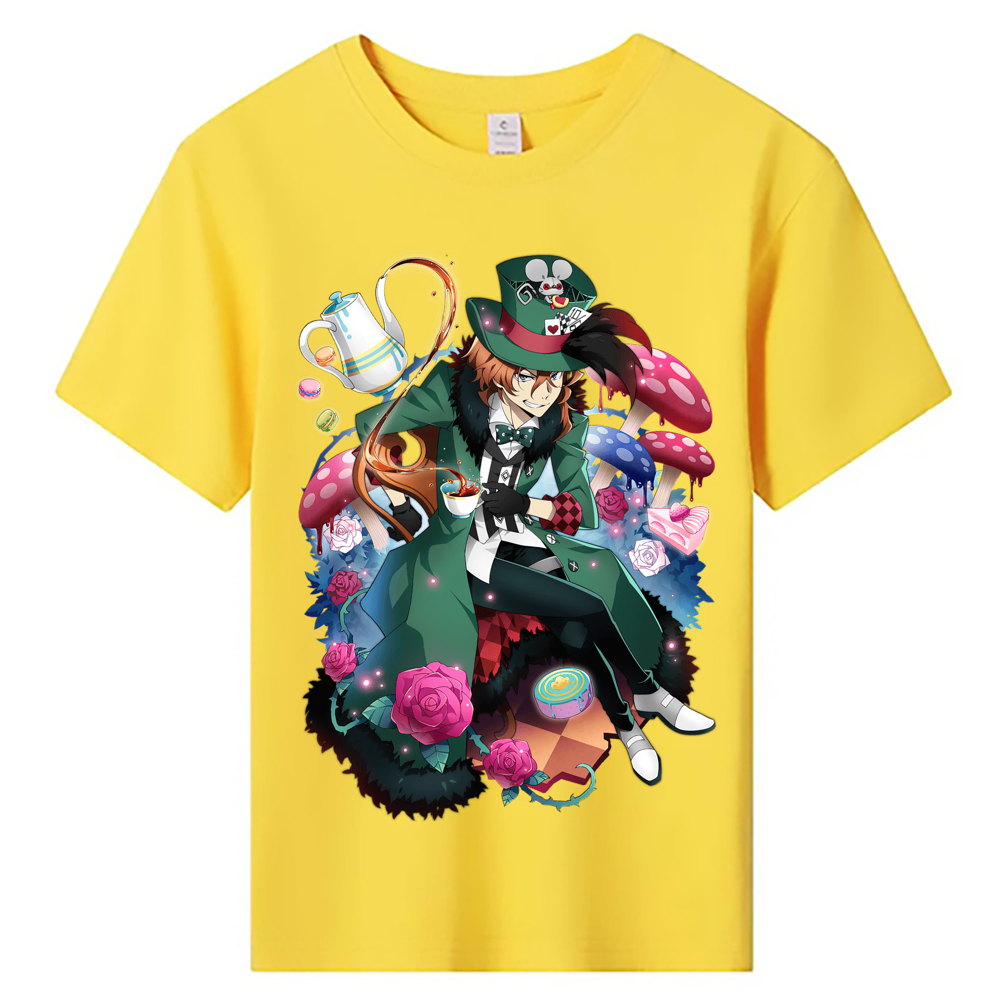 （画像用） 文豪ストレイドッグス Bungo Stray Dogs 綿100％キッズTシャツ（フロントプリント）