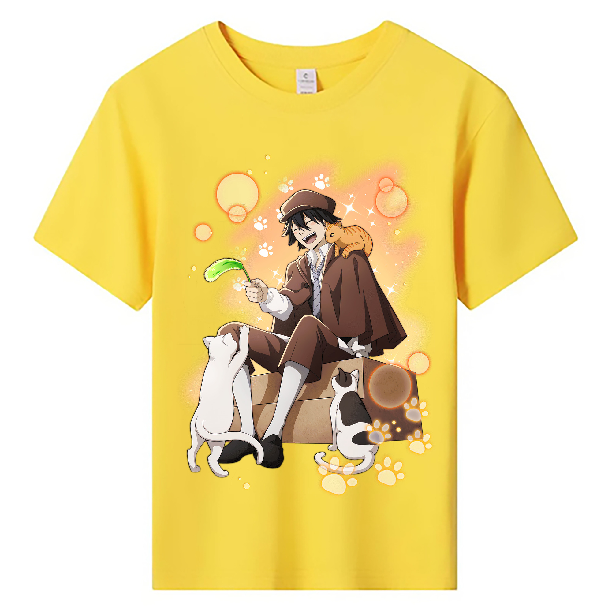（画像用） 文豪ストレイドッグス Bungo Stray Dogs 綿100％キッズTシャツ（フロントプリント）