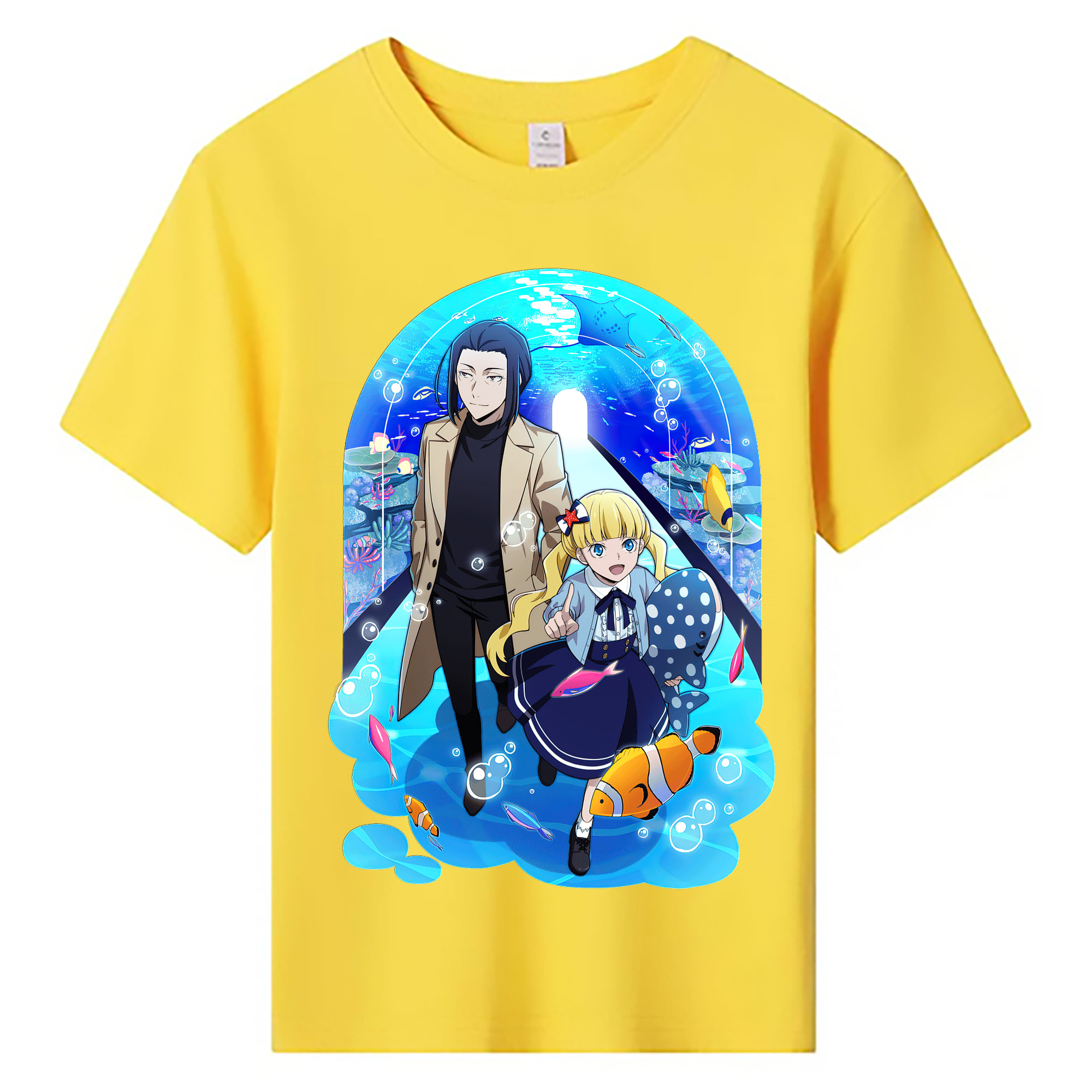 文豪ストレイドッグス Bungo Stray Dogs 綿100％キッズTシャツ（フロントプリント）