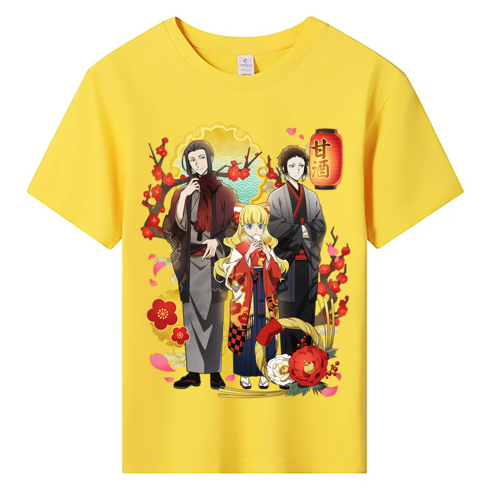 （画像用） 文豪ストレイドッグス Bungo Stray Dogs 綿100％キッズTシャツ（フロントプリント）