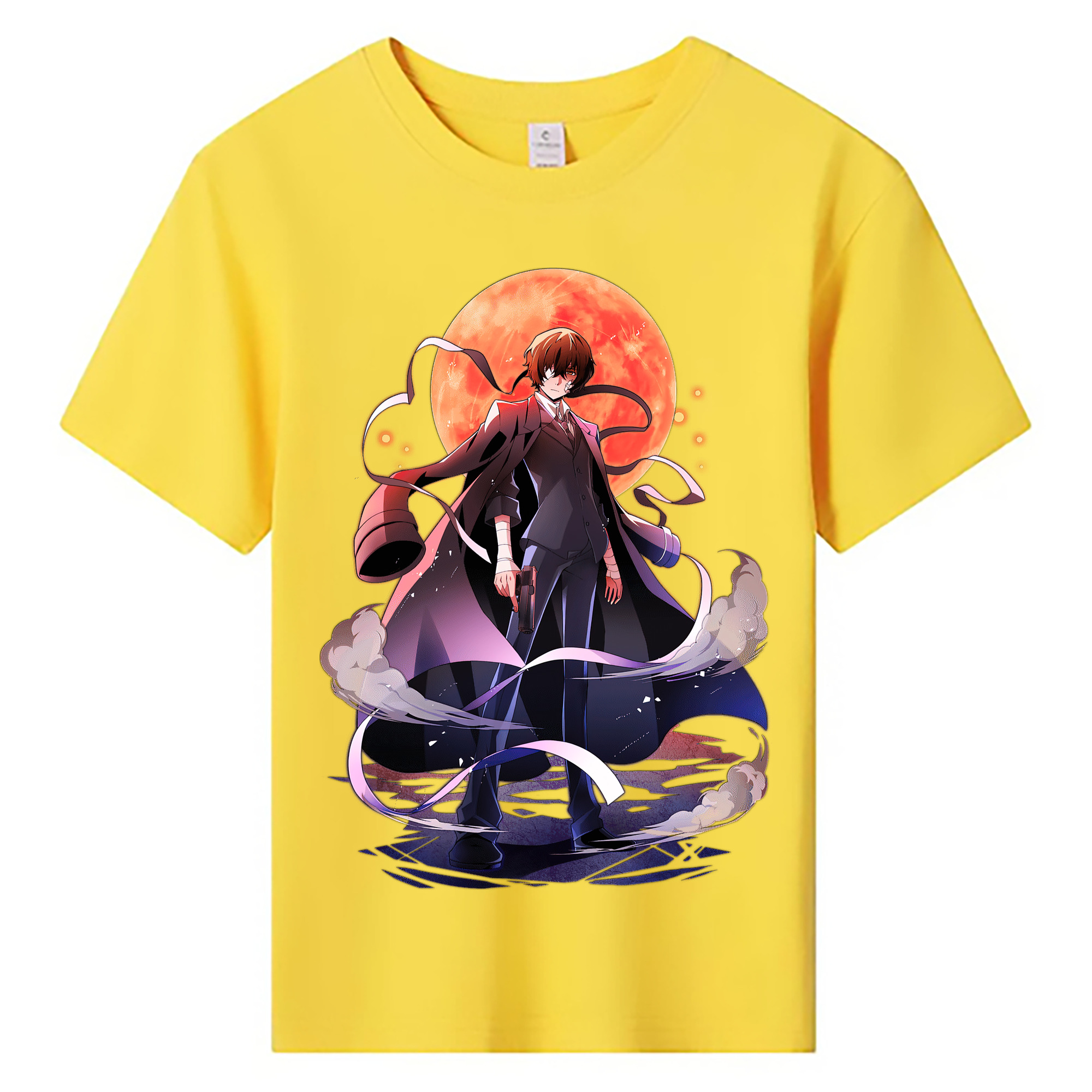 （画像用） 文豪ストレイドッグス Bungo Stray Dogs 綿100％キッズTシャツ（フロントプリント）
