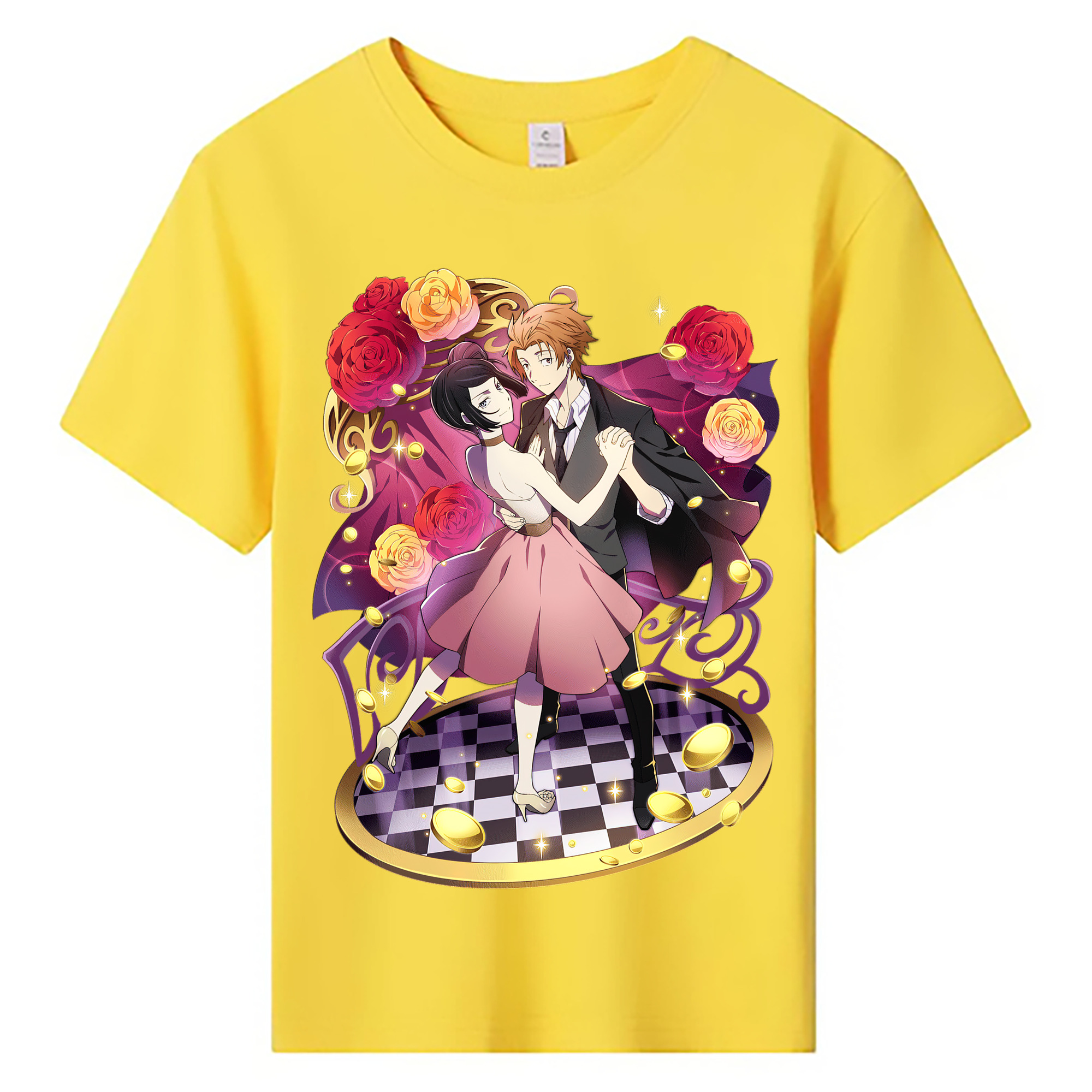（画像用） 文豪ストレイドッグス Bungo Stray Dogs 綿100％キッズTシャツ（フロントプリント）