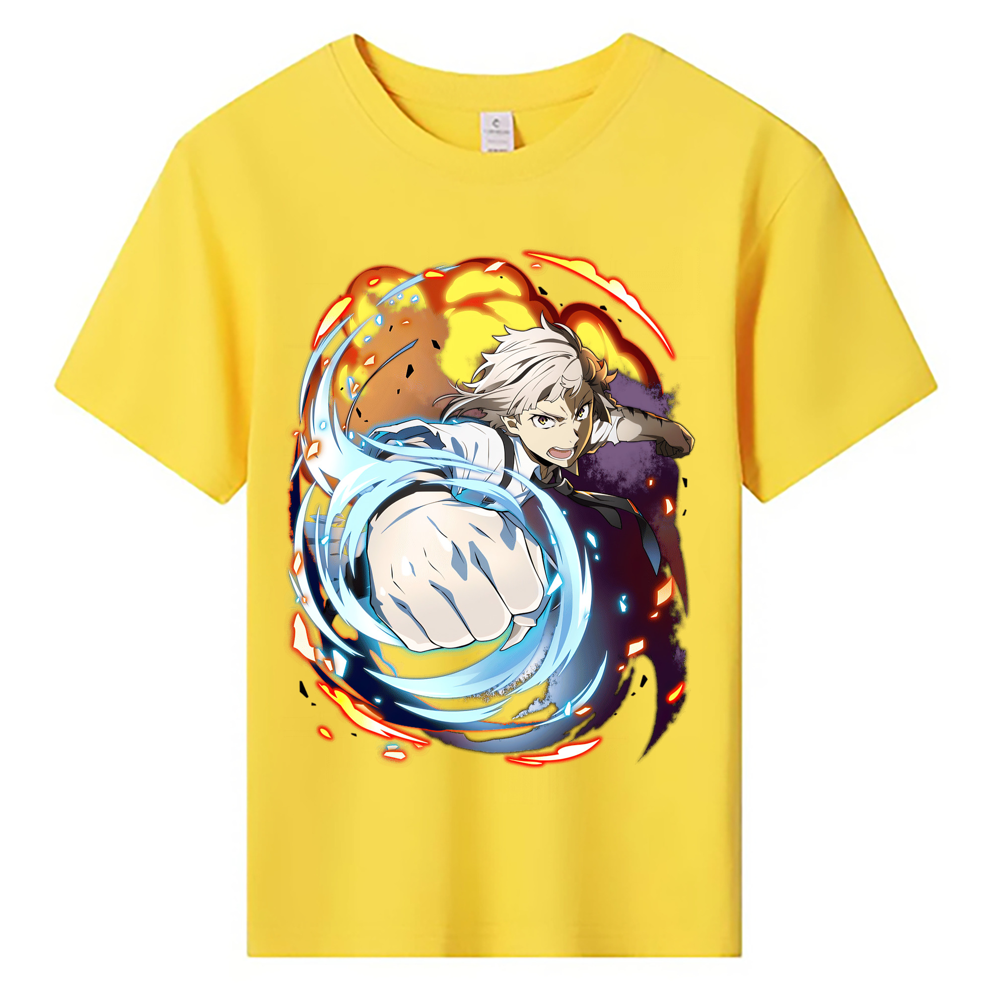 （画像用） 文豪ストレイドッグス Bungo Stray Dogs 綿100％キッズTシャツ（フロントプリント）