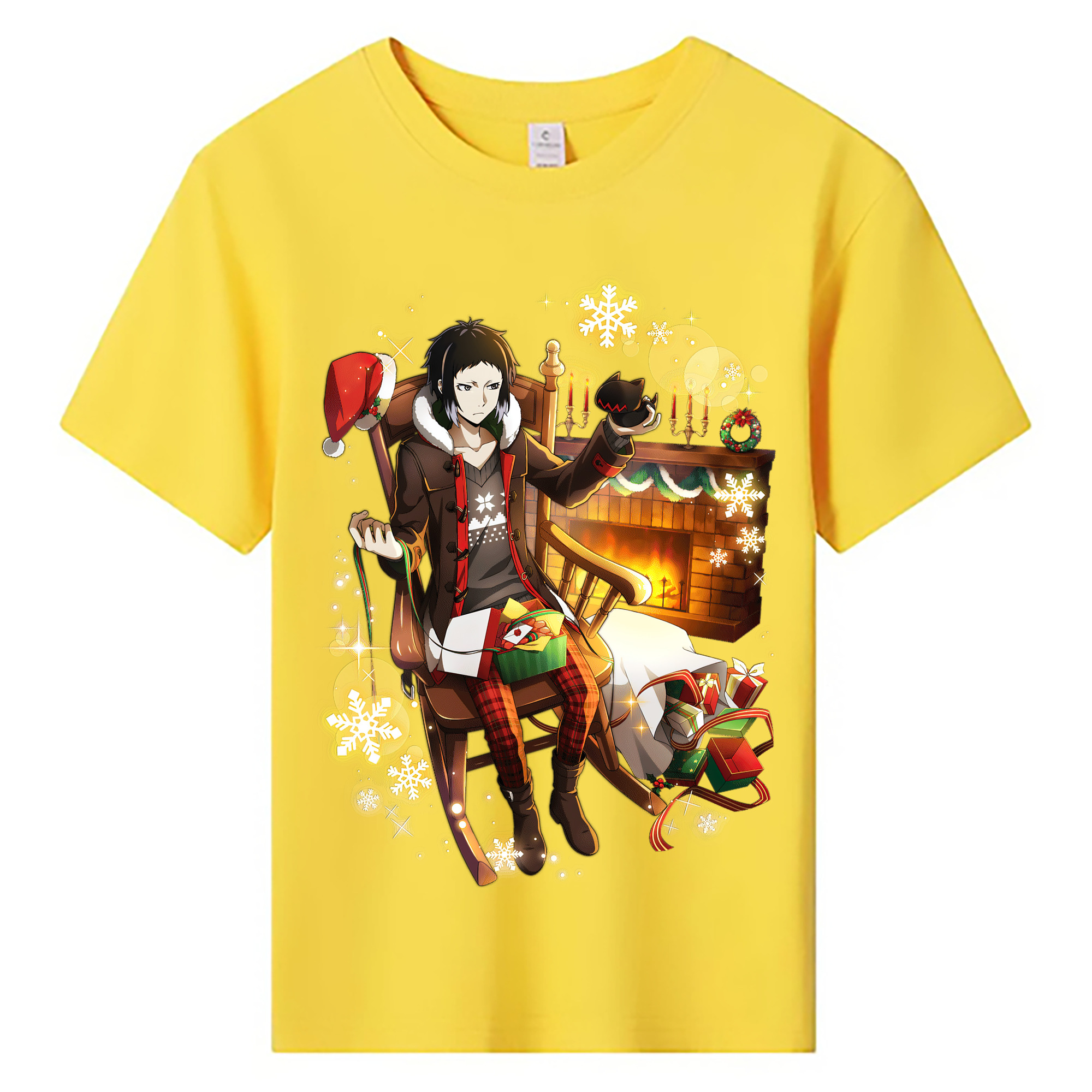 （画像用） 文豪ストレイドッグス Bungo Stray Dogs 綿100％キッズTシャツ（フロントプリント）
