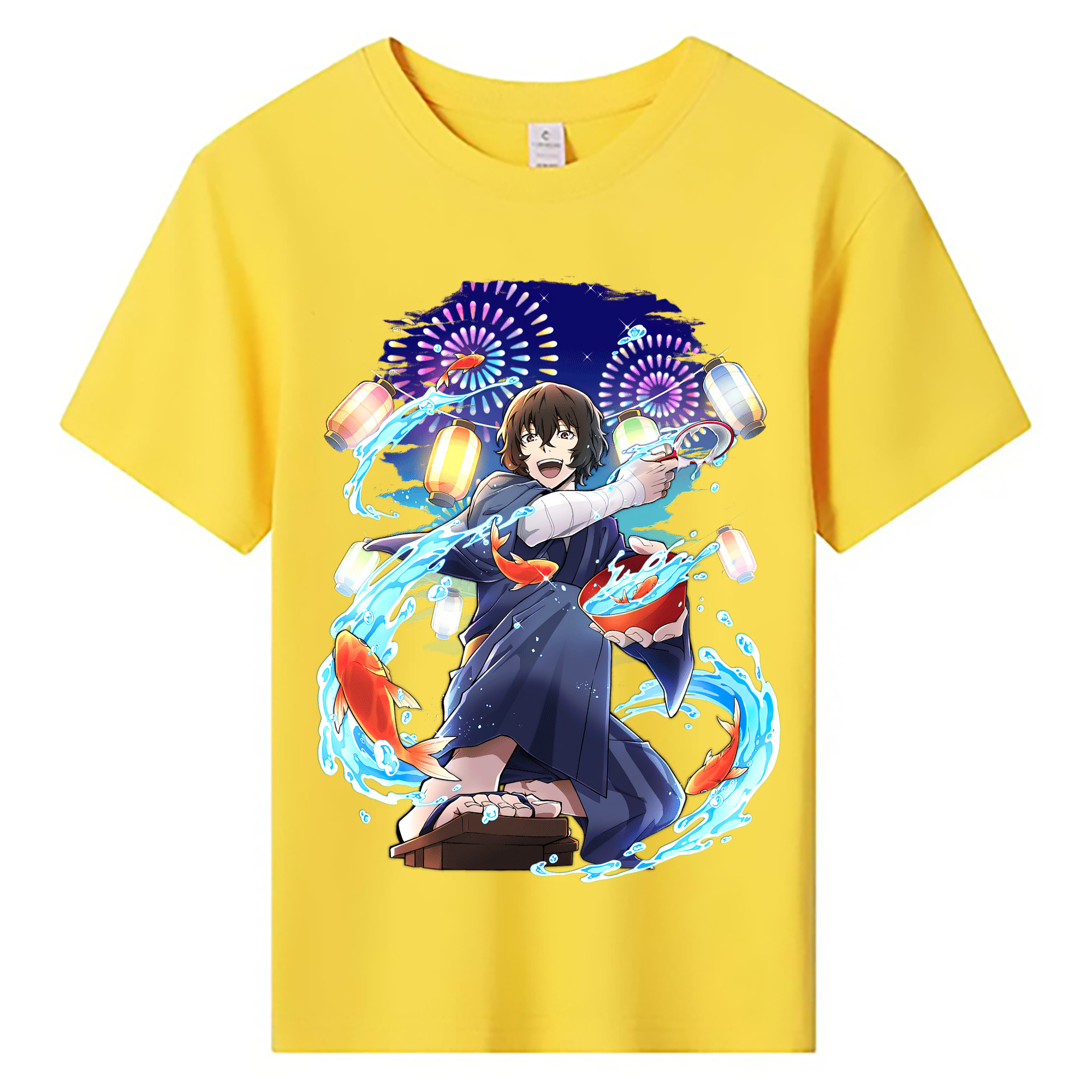 （画像用） 文豪ストレイドッグス Bungo Stray Dogs 綿100％キッズTシャツ（フロントプリント）