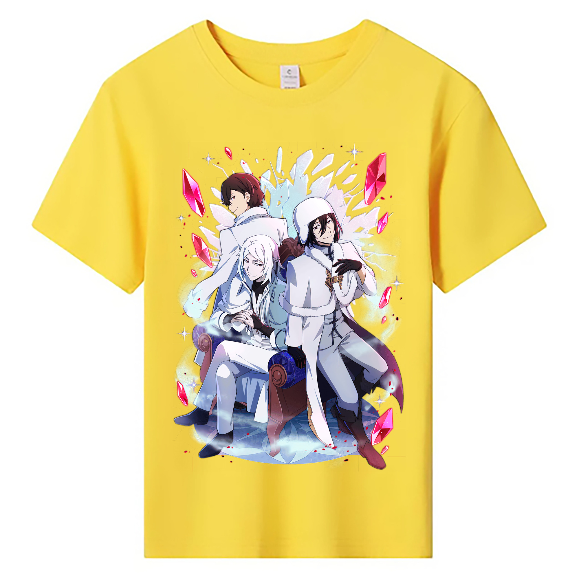（画像用） 文豪ストレイドッグス Bungo Stray Dogs 綿100％キッズTシャツ（フロントプリント）