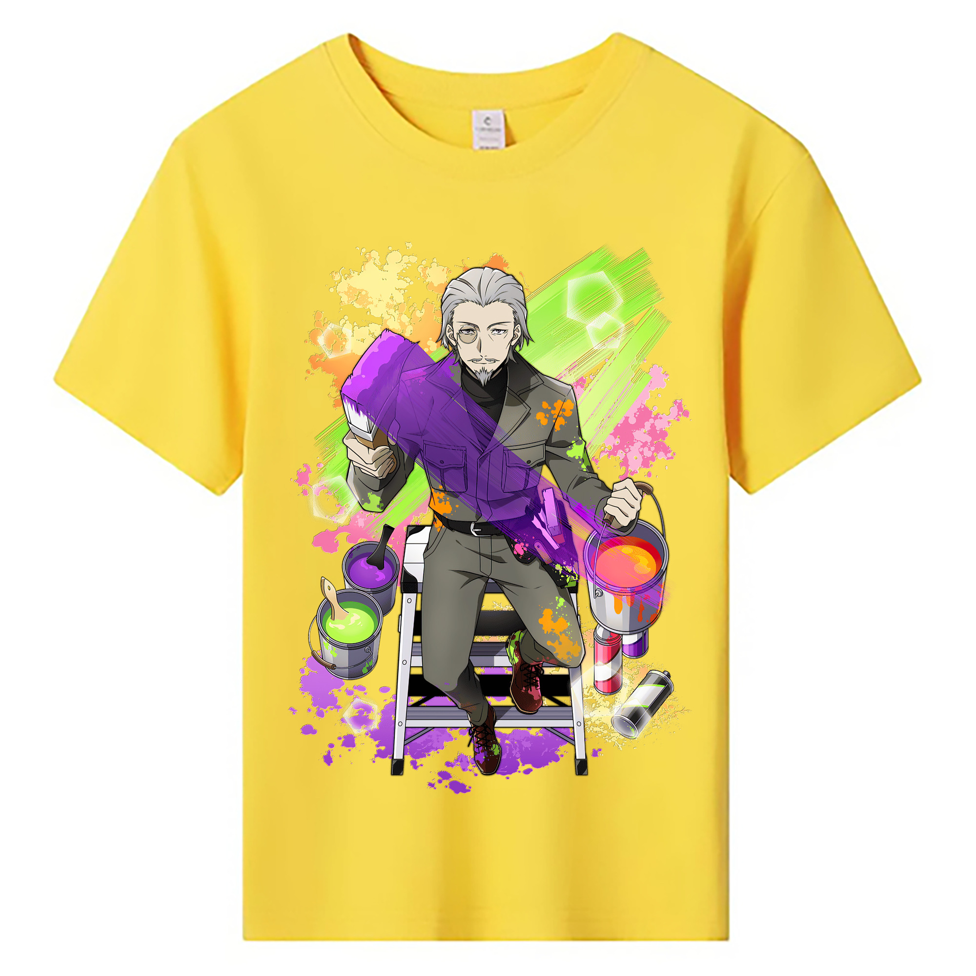 （画像用） 文豪ストレイドッグス Bungo Stray Dogs 綿100％キッズTシャツ（フロントプリント）