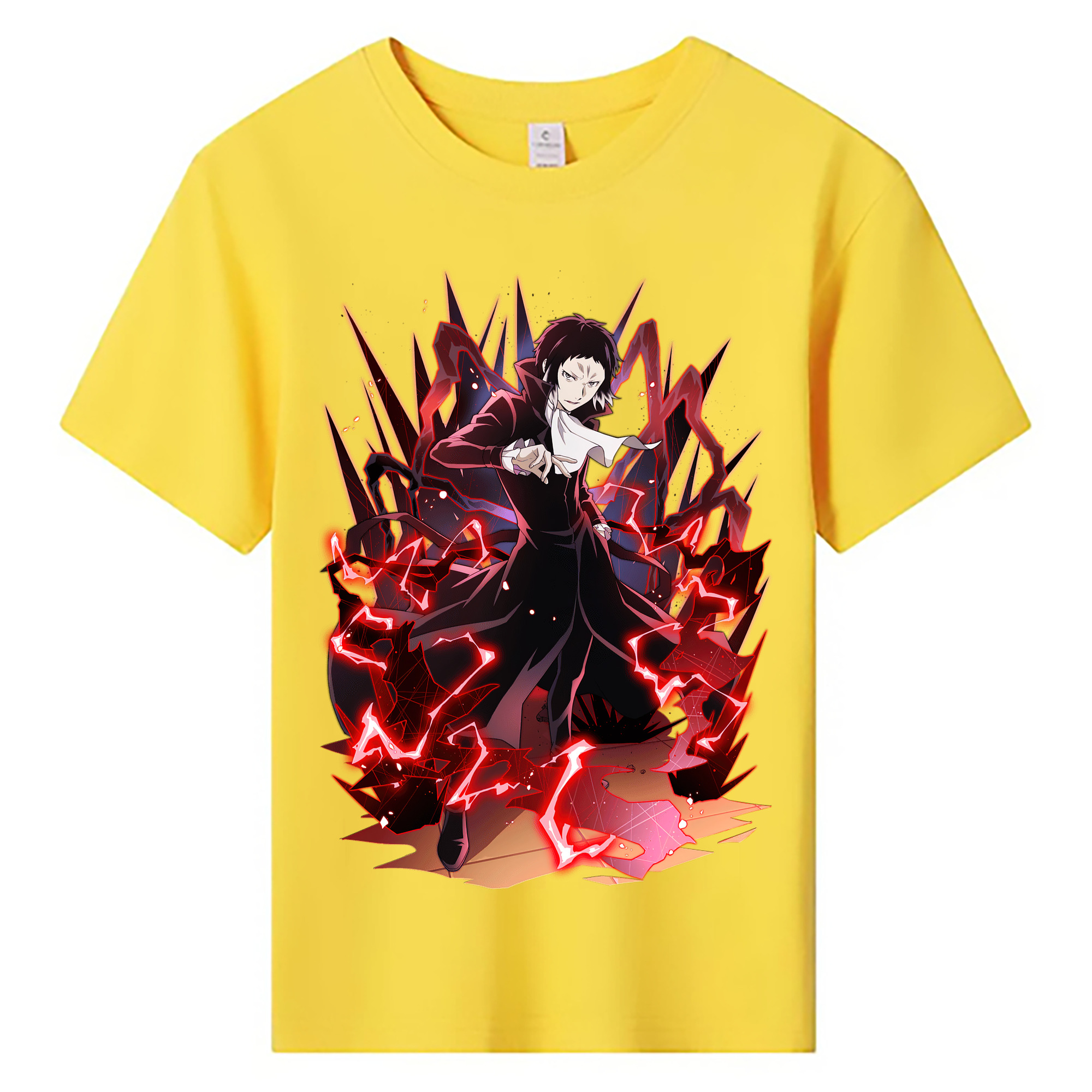 （画像用） 文豪ストレイドッグス Bungo Stray Dogs 綿100％キッズTシャツ（フロントプリント）