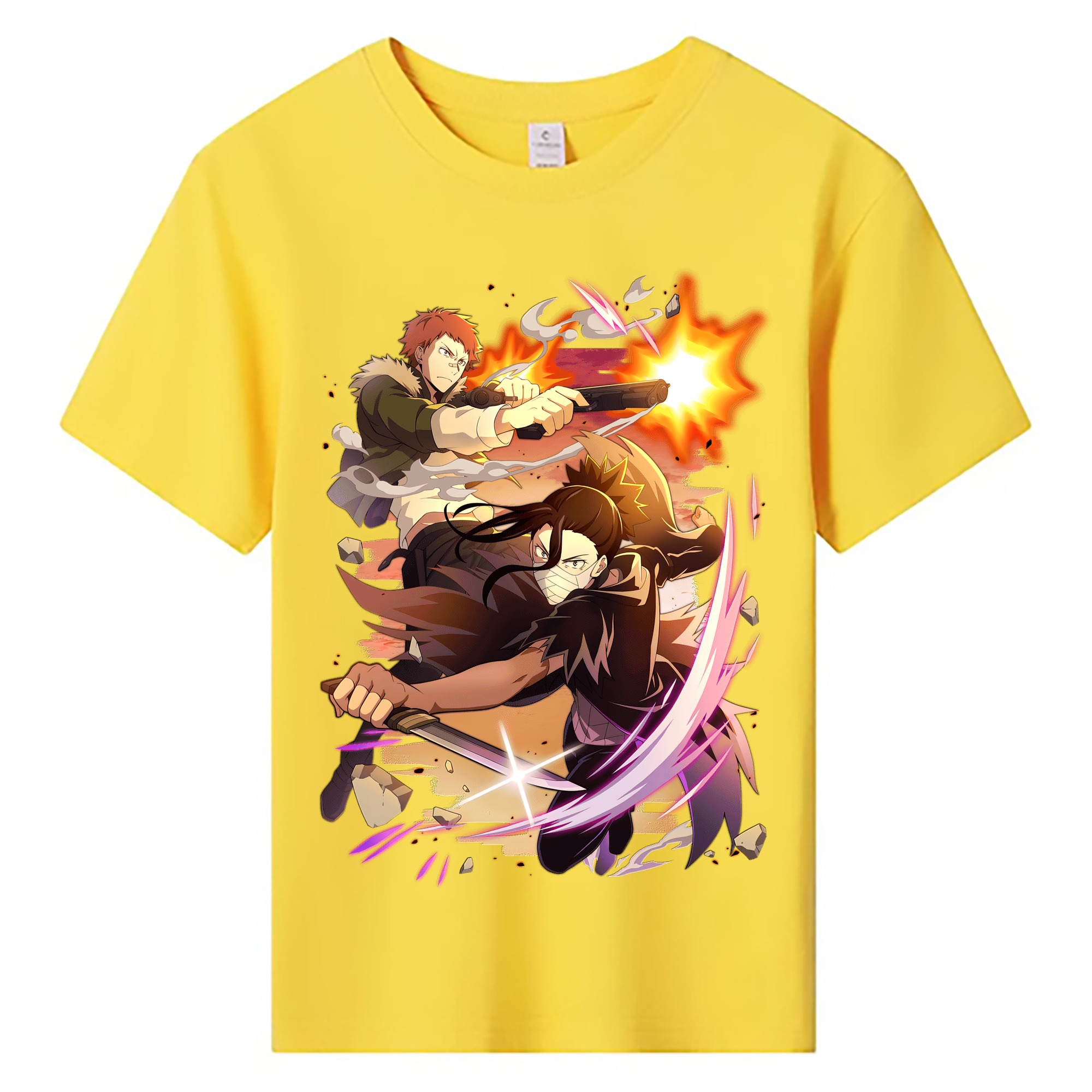 （画像用） 文豪ストレイドッグス Bungo Stray Dogs 綿100％キッズTシャツ（フロントプリント）
