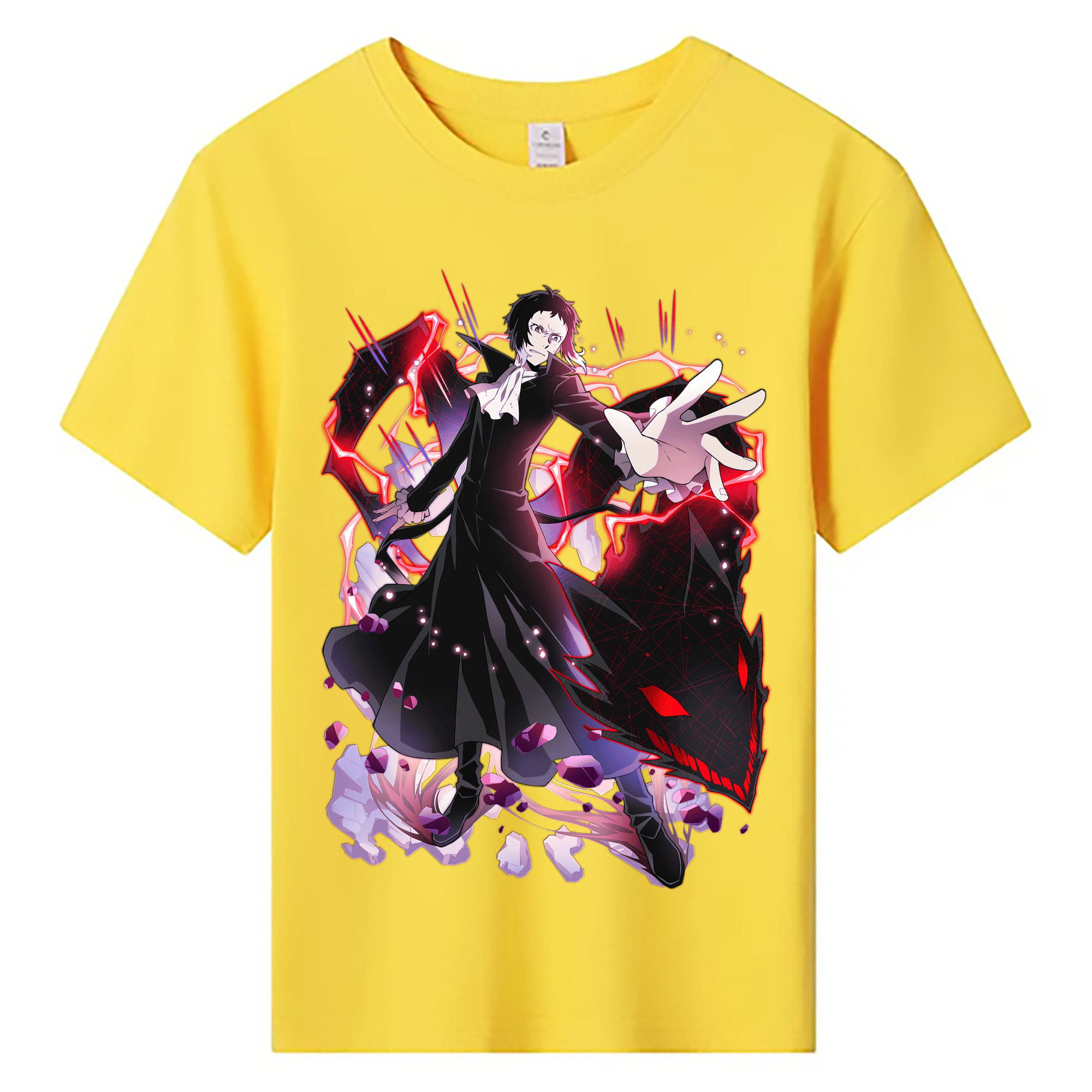 （画像用） 文豪ストレイドッグス Bungo Stray Dogs 綿100％キッズTシャツ（フロントプリント）