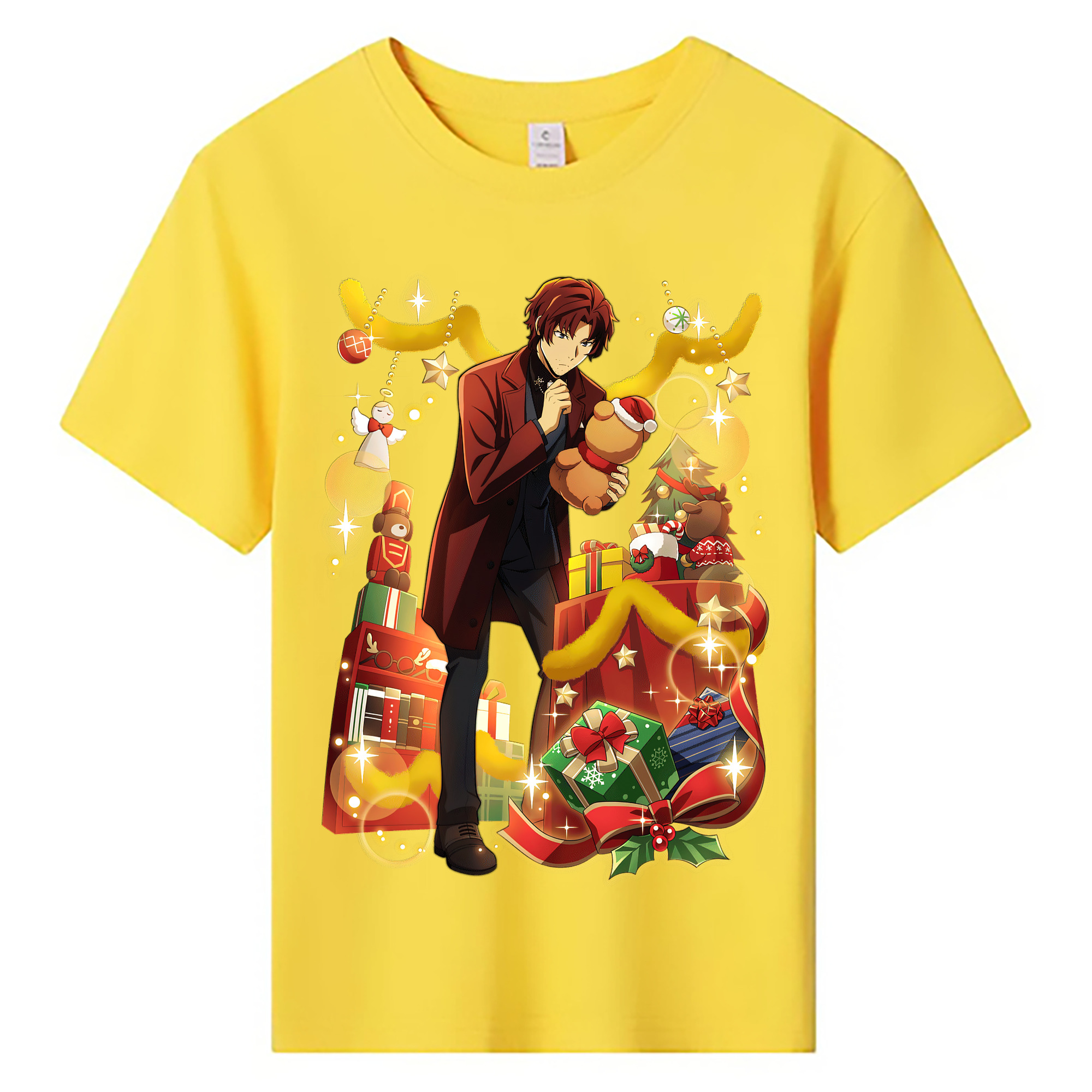 （画像用） 文豪ストレイドッグス Bungo Stray Dogs 綿100％キッズTシャツ（フロントプリント）