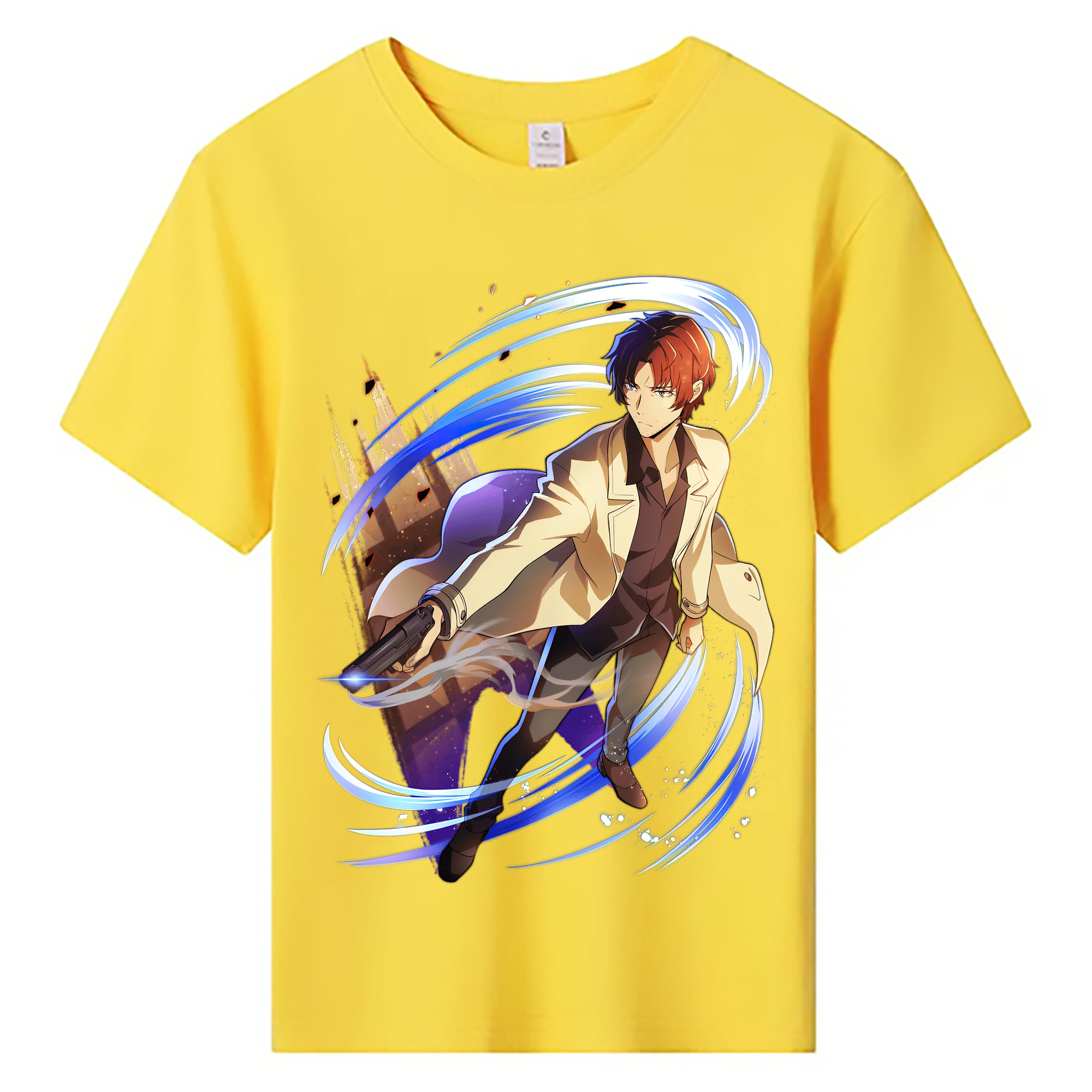 （画像用） 文豪ストレイドッグス Bungo Stray Dogs 綿100％キッズTシャツ（フロントプリント）