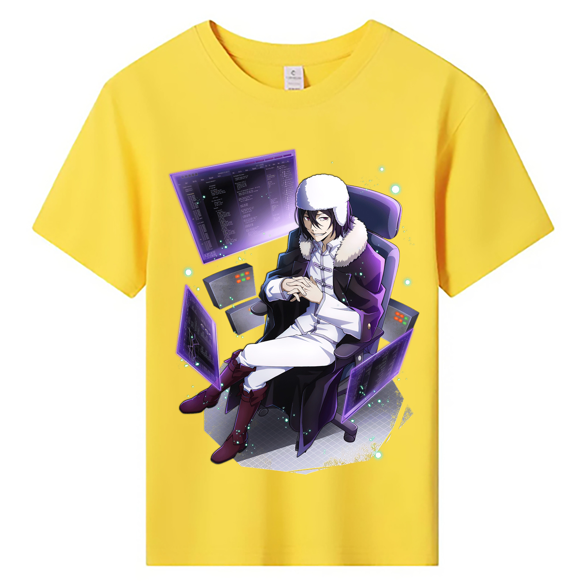 （画像用） 文豪ストレイドッグス Bungo Stray Dogs 綿100％キッズTシャツ（フロントプリント）