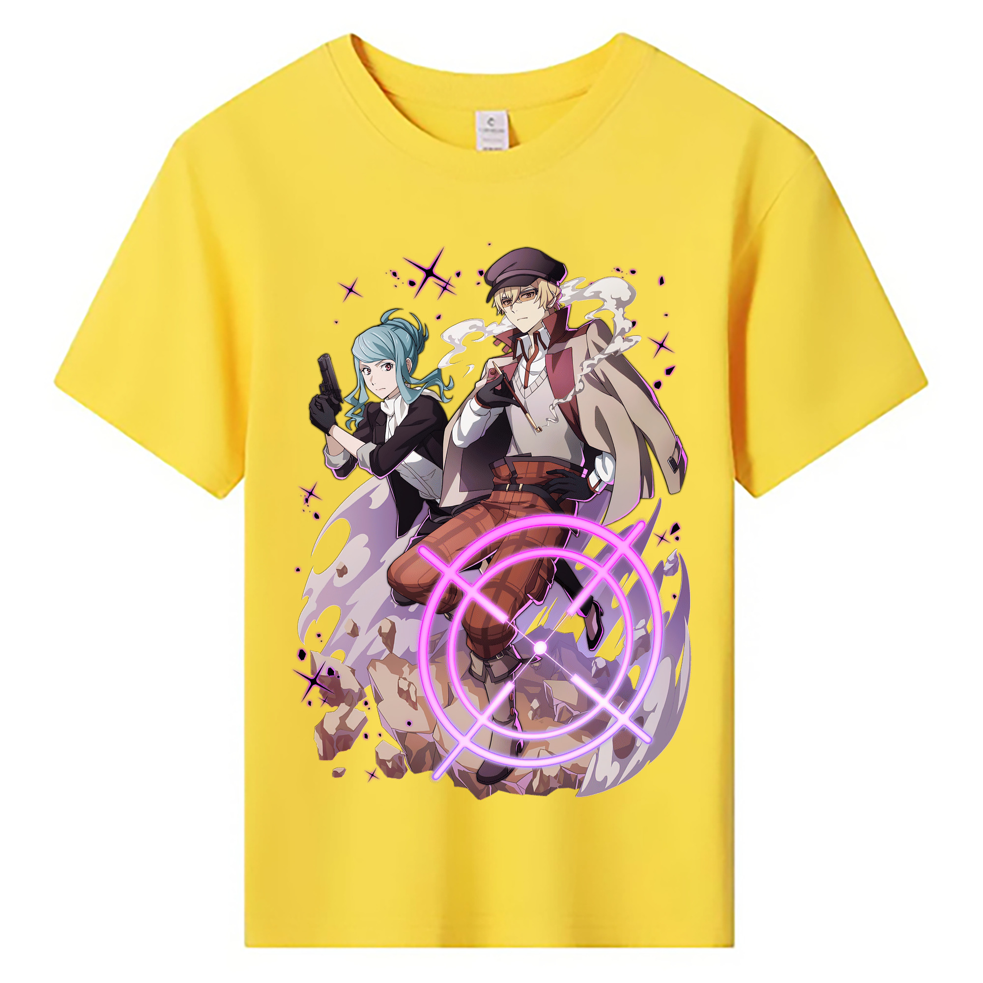（画像用） 文豪ストレイドッグス Bungo Stray Dogs 綿100％キッズTシャツ（フロントプリント）