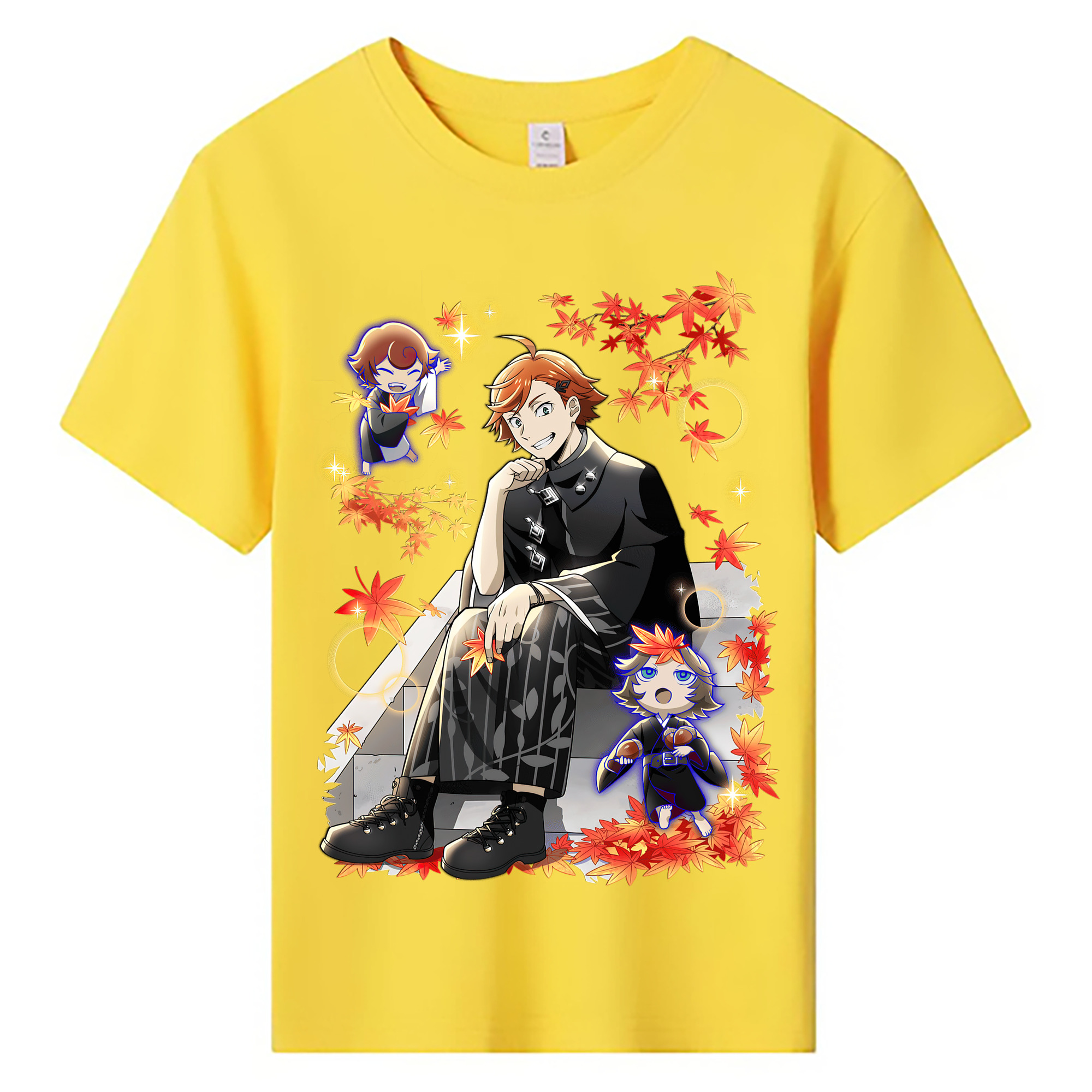 （画像用） 文豪ストレイドッグス Bungo Stray Dogs 綿100％キッズTシャツ（フロントプリント）