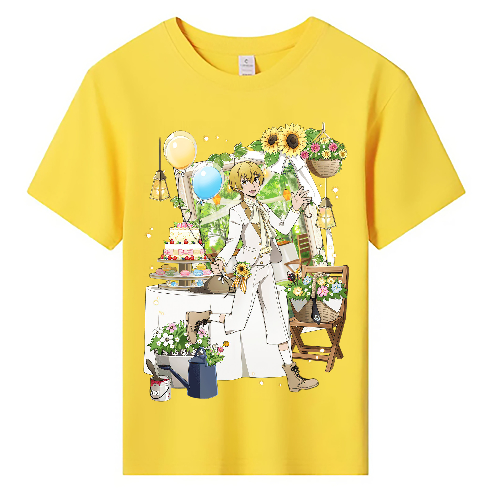 （画像用） 文豪ストレイドッグス Bungo Stray Dogs 綿100％キッズTシャツ（フロントプリント）