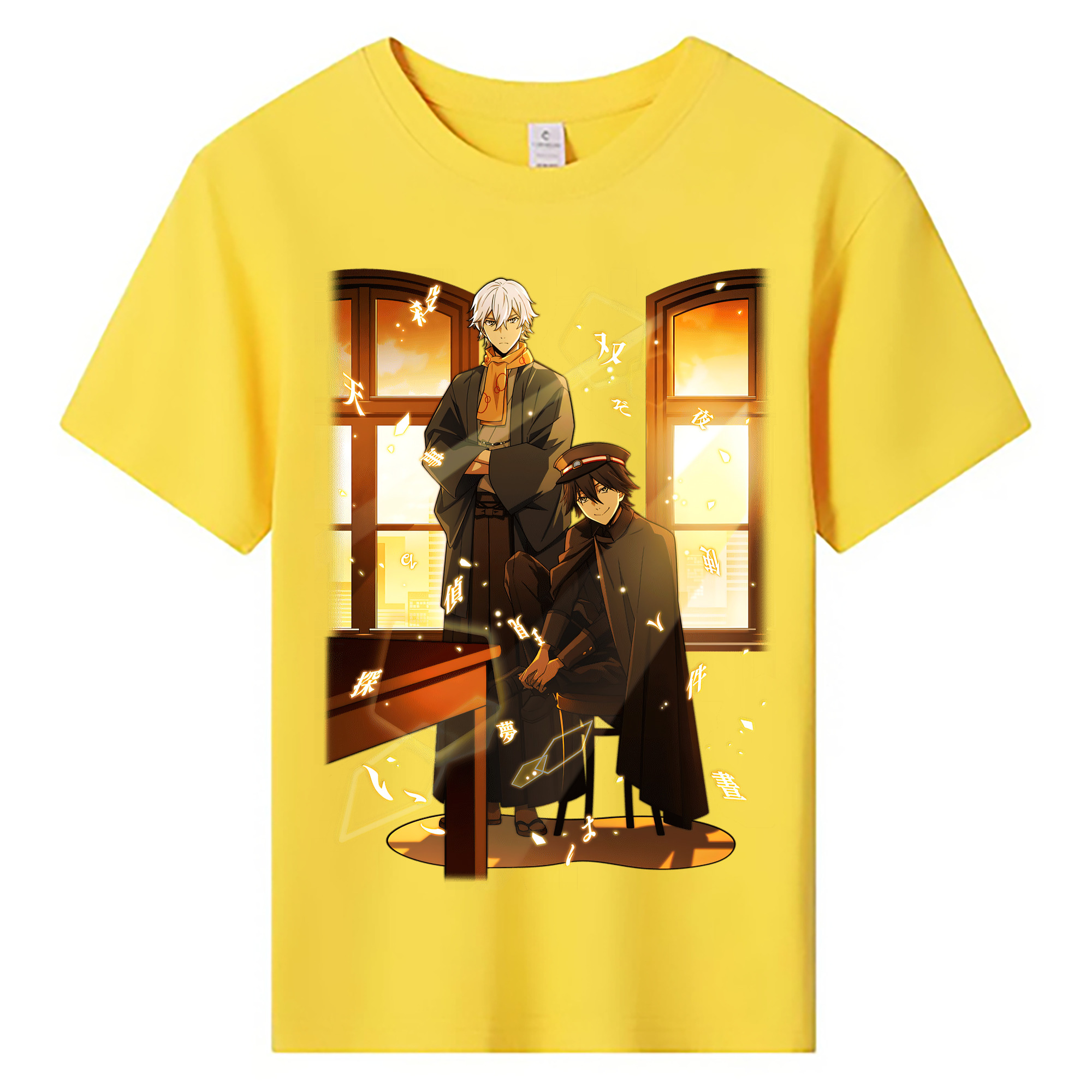 （画像用） 文豪ストレイドッグス Bungo Stray Dogs 綿100％キッズTシャツ（フロントプリント）