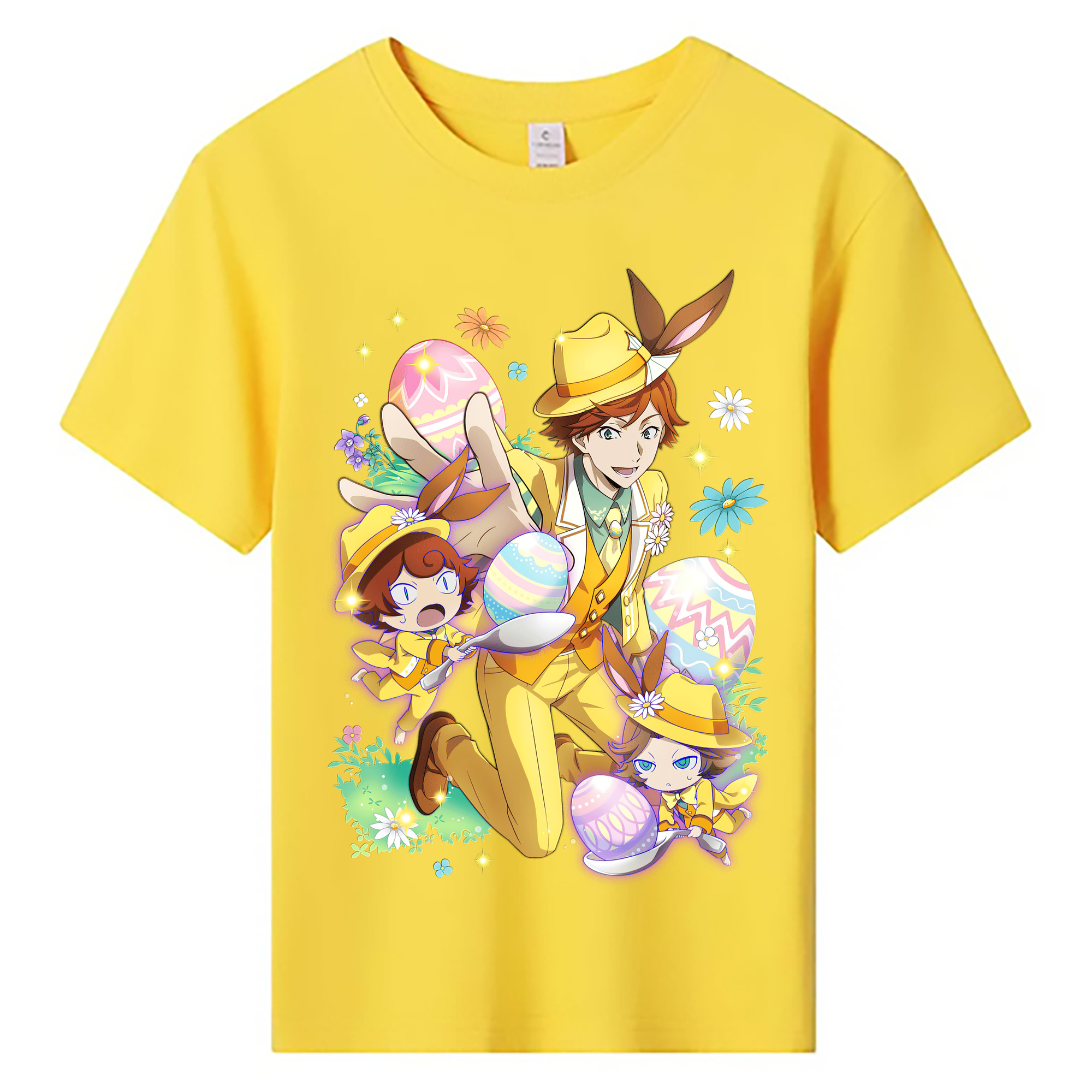 （画像用） 文豪ストレイドッグス Bungo Stray Dogs 綿100％キッズTシャツ（フロントプリント）