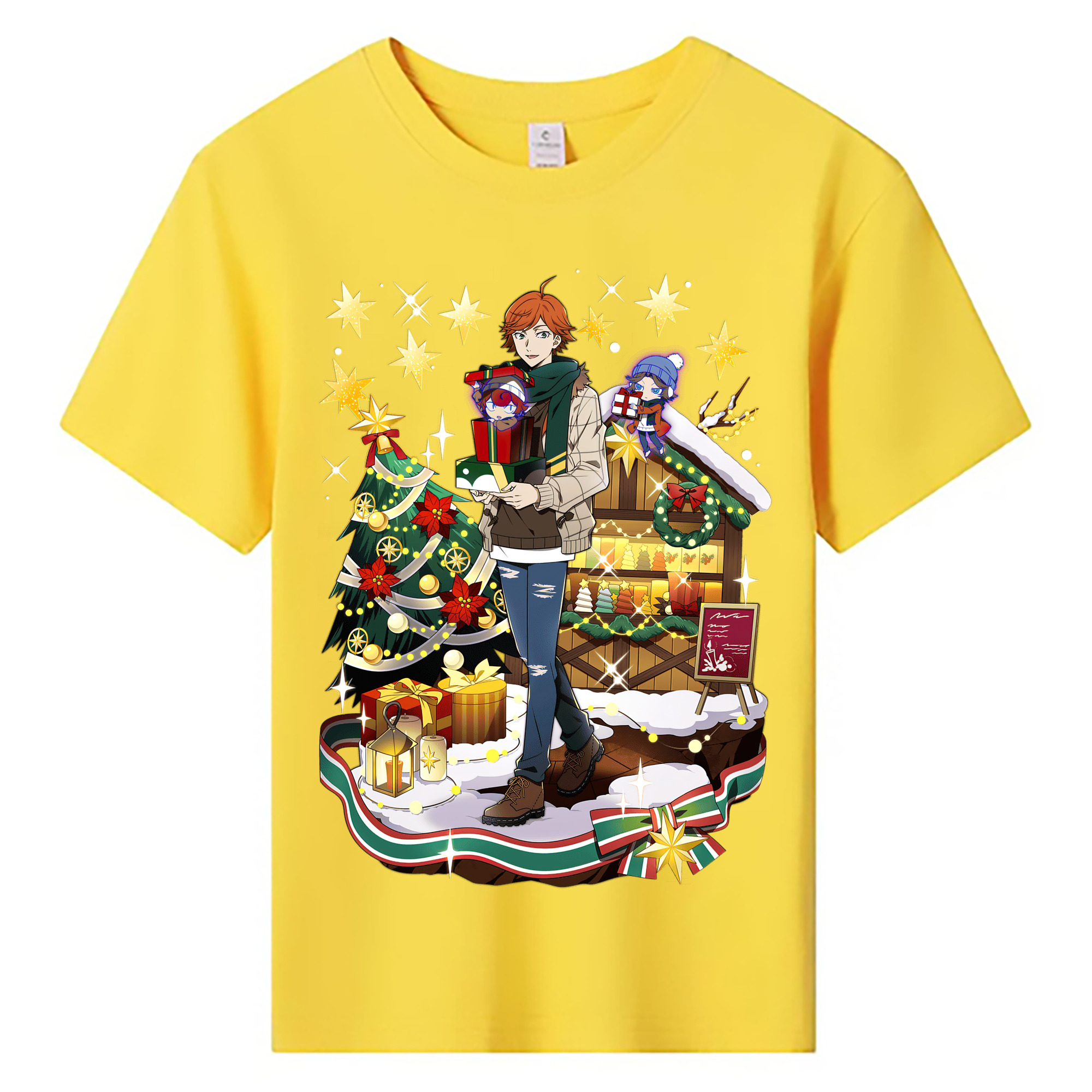 （画像用） 文豪ストレイドッグス Bungo Stray Dogs 綿100％キッズTシャツ（フロントプリント）