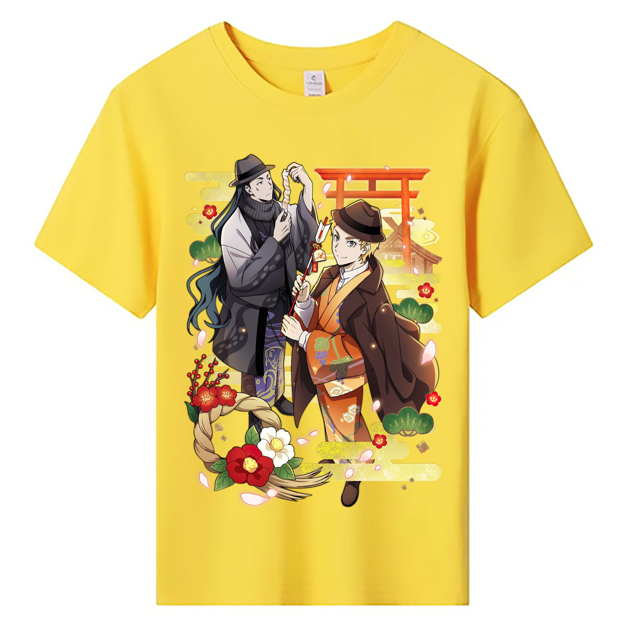 （画像用） 文豪ストレイドッグス Bungo Stray Dogs 綿100％キッズTシャツ（フロントプリント）