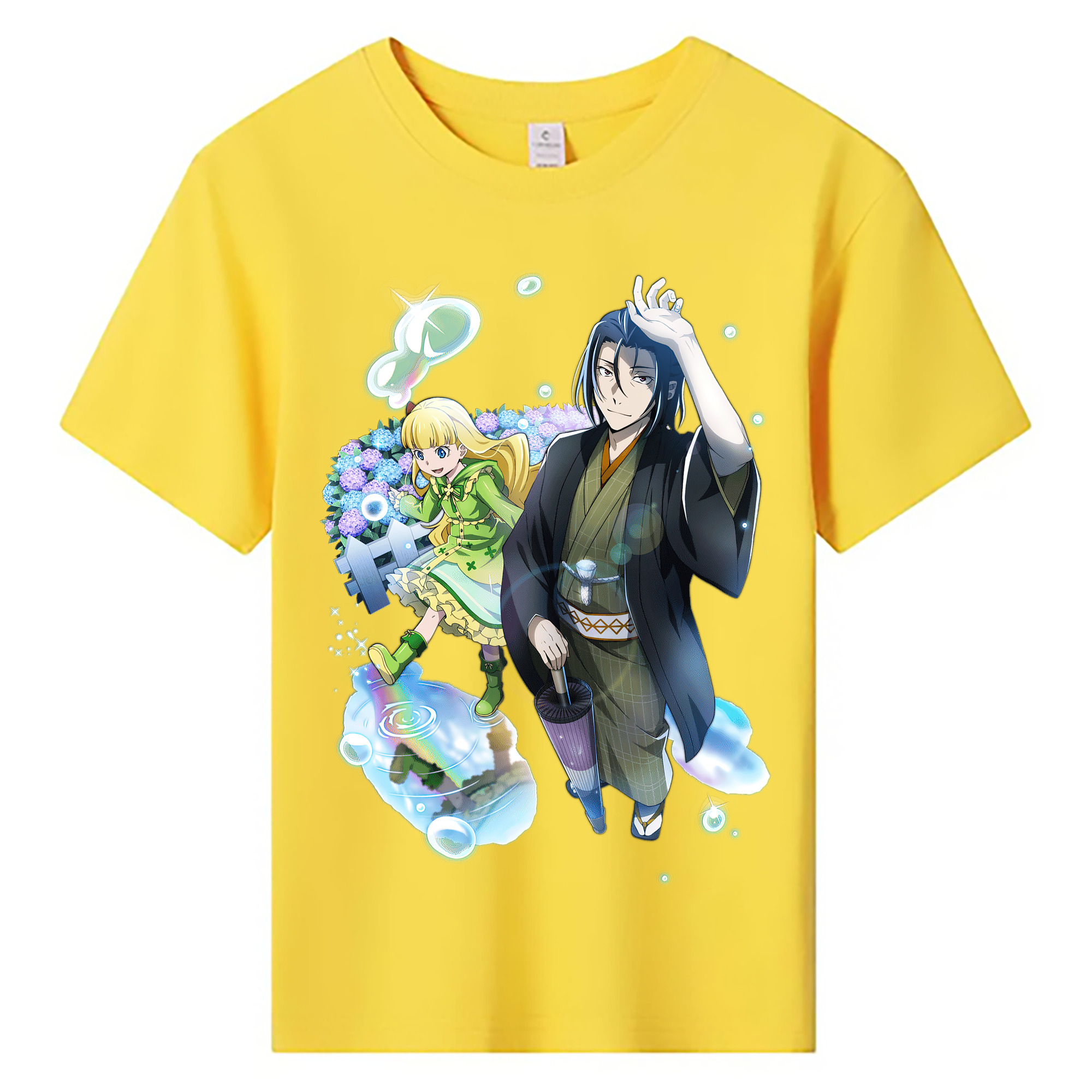 （画像用） 文豪ストレイドッグス Bungo Stray Dogs 綿100％キッズTシャツ（フロントプリント）