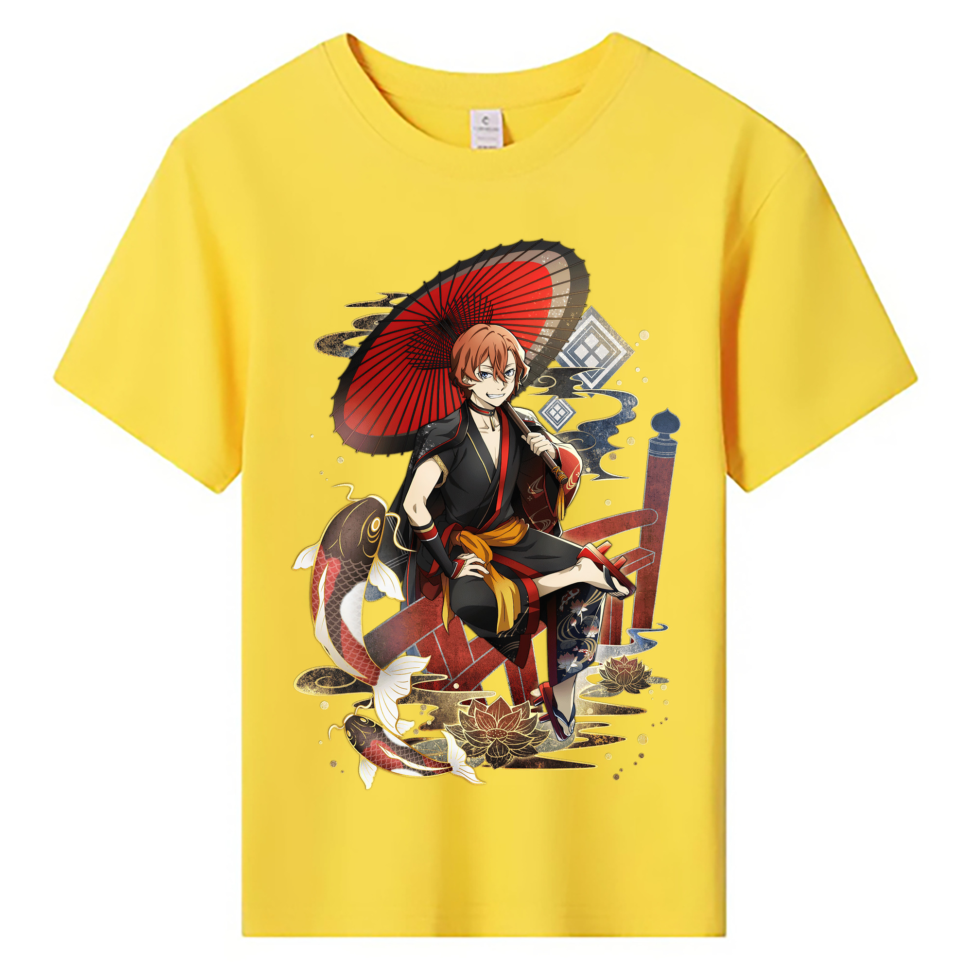 （画像用） 文豪ストレイドッグス Bungo Stray Dogs 綿100％キッズTシャツ（フロントプリント）