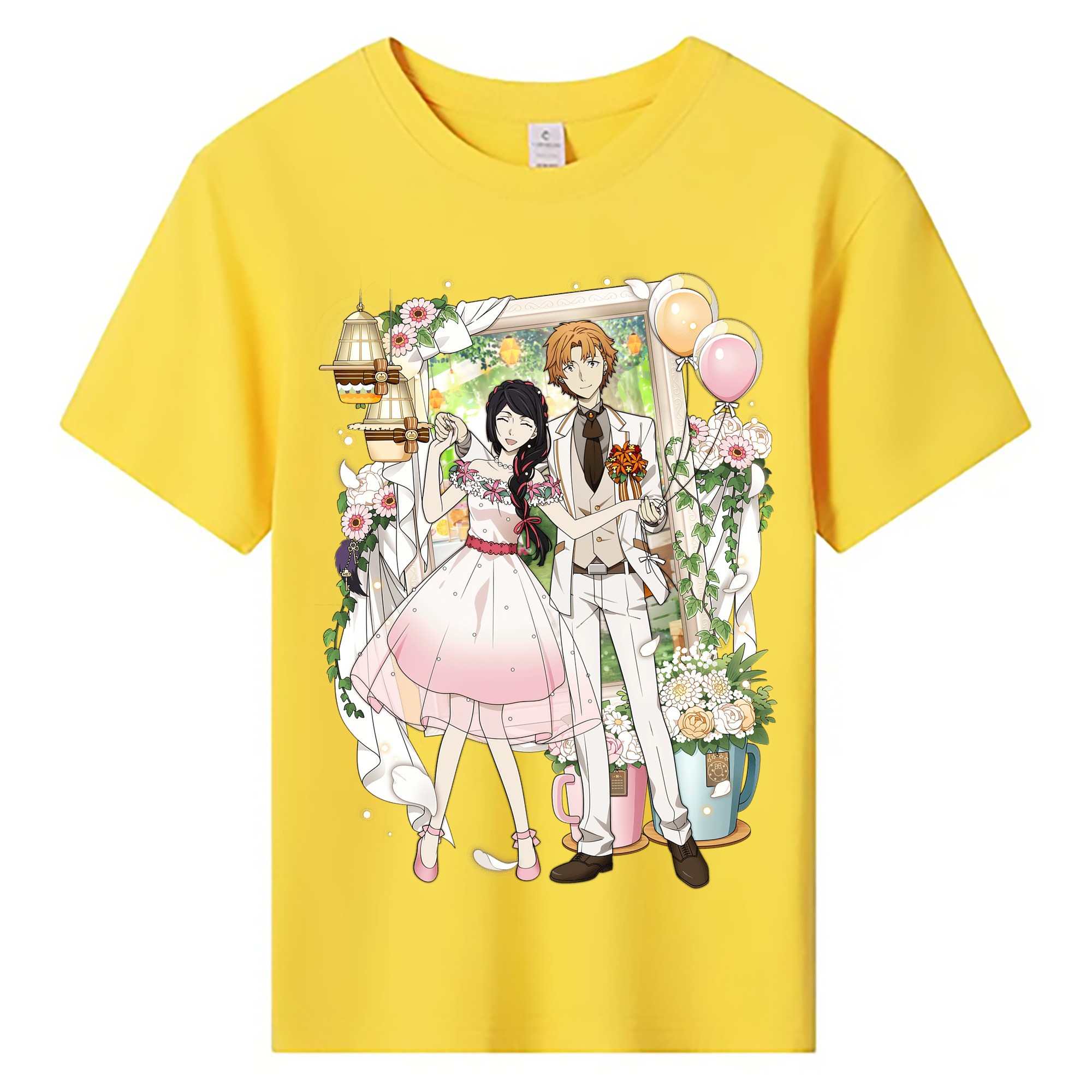（画像用） 文豪ストレイドッグス Bungo Stray Dogs 綿100％キッズTシャツ（フロントプリント）