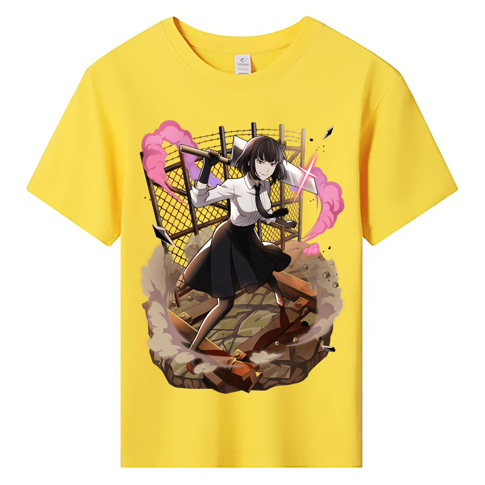 （画像用） 文豪ストレイドッグス Bungo Stray Dogs 綿100％キッズTシャツ（フロントプリント）