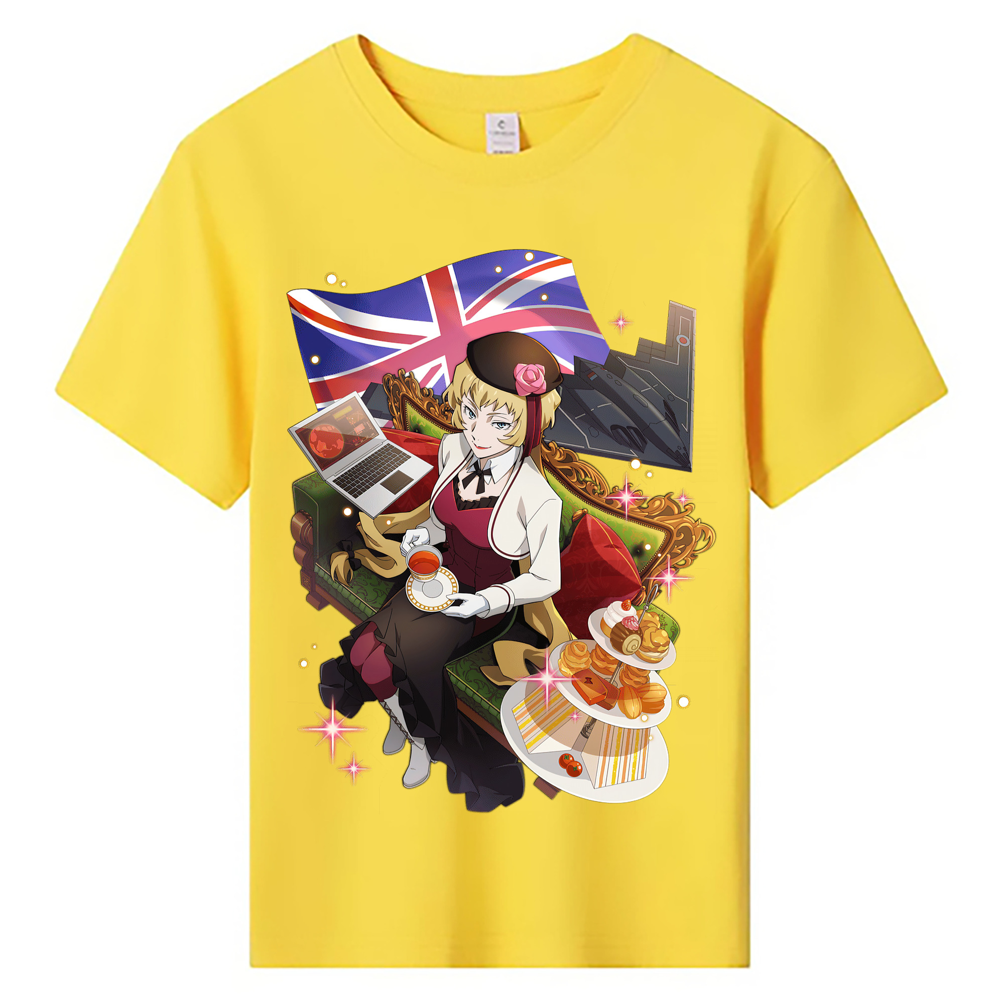 （画像用） 文豪ストレイドッグス Bungo Stray Dogs 綿100％キッズTシャツ（フロントプリント）