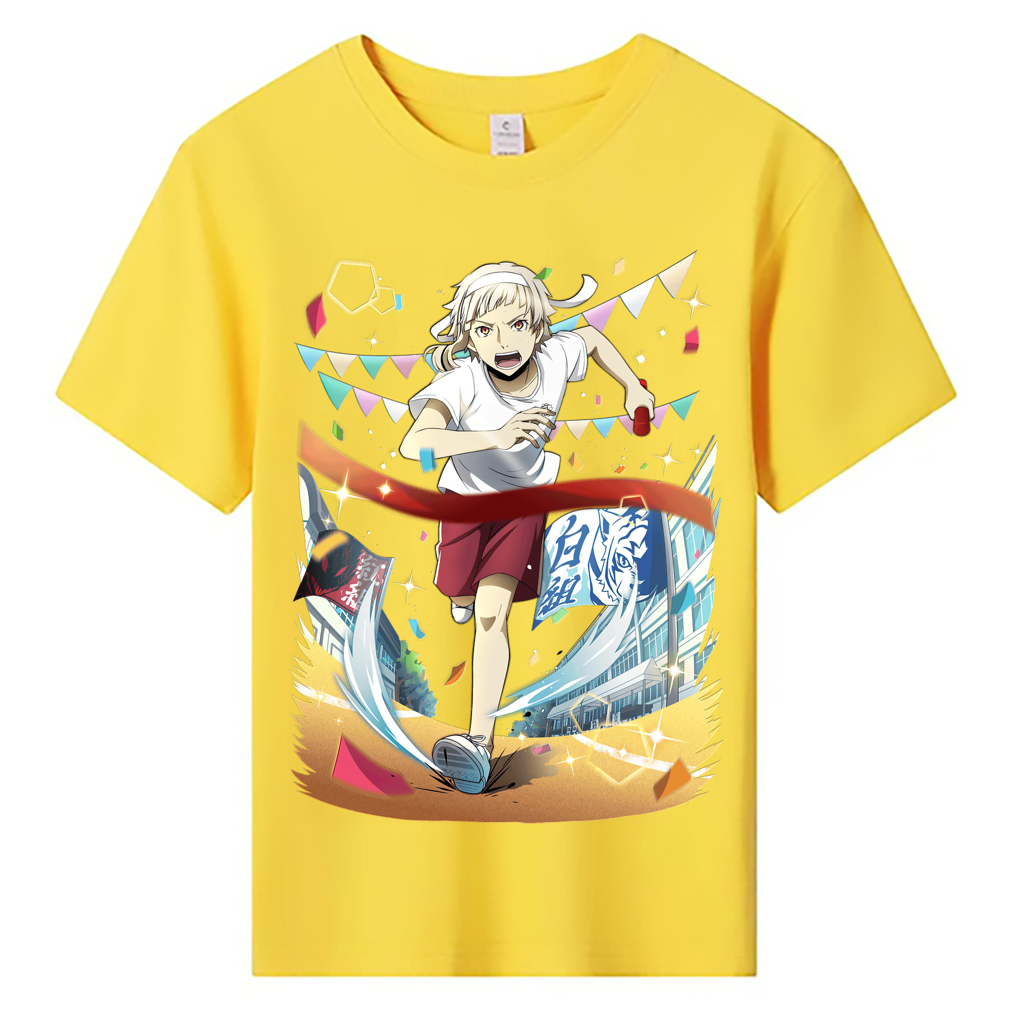 （画像用） 文豪ストレイドッグス Bungo Stray Dogs 綿100％キッズTシャツ（フロントプリント）