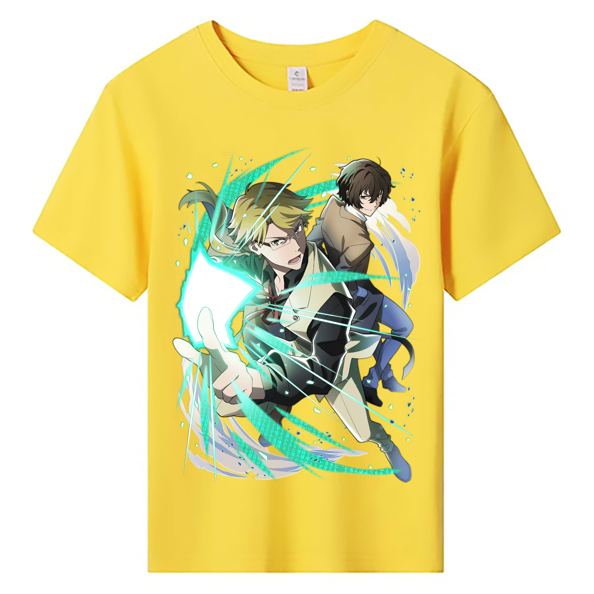 （画像用） 文豪ストレイドッグス Bungo Stray Dogs 綿100％キッズTシャツ（フロントプリント）