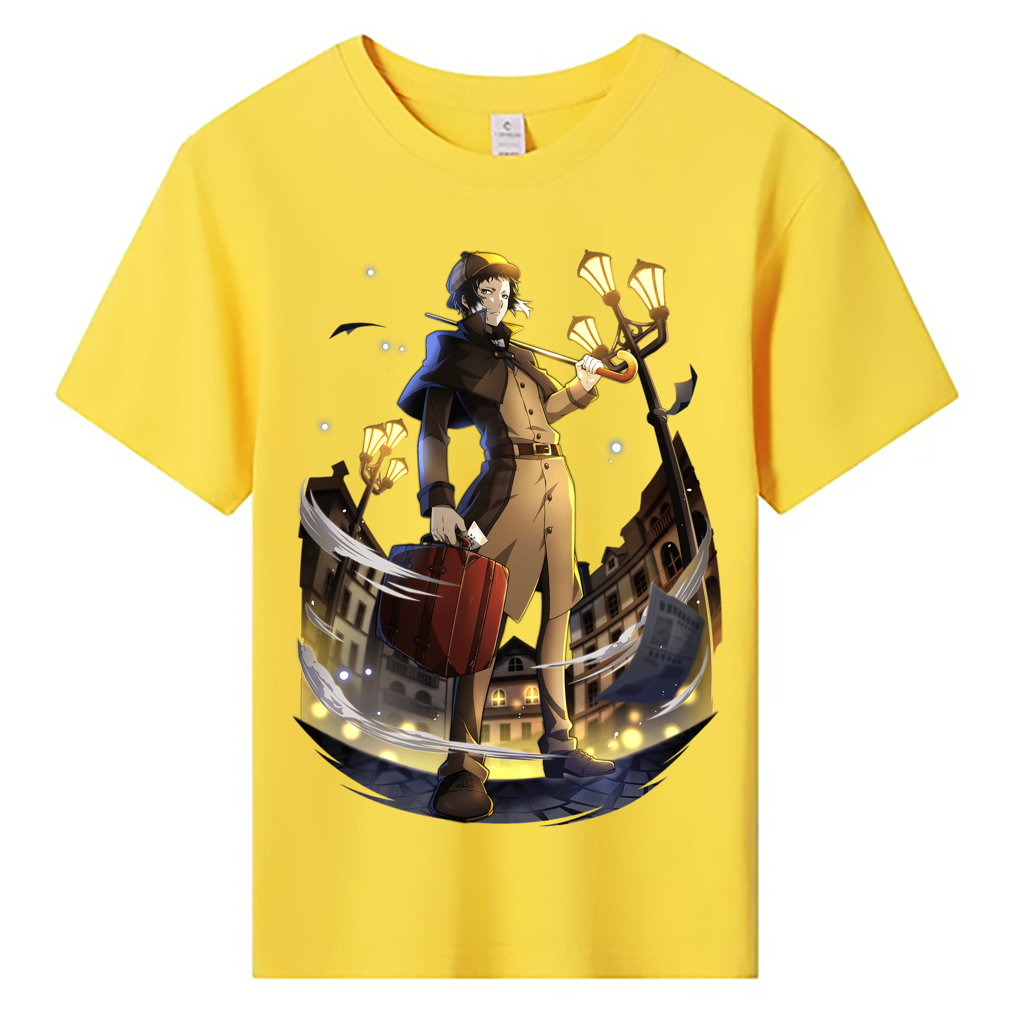 （画像用） 文豪ストレイドッグス Bungo Stray Dogs 綿100％キッズTシャツ（フロントプリント）