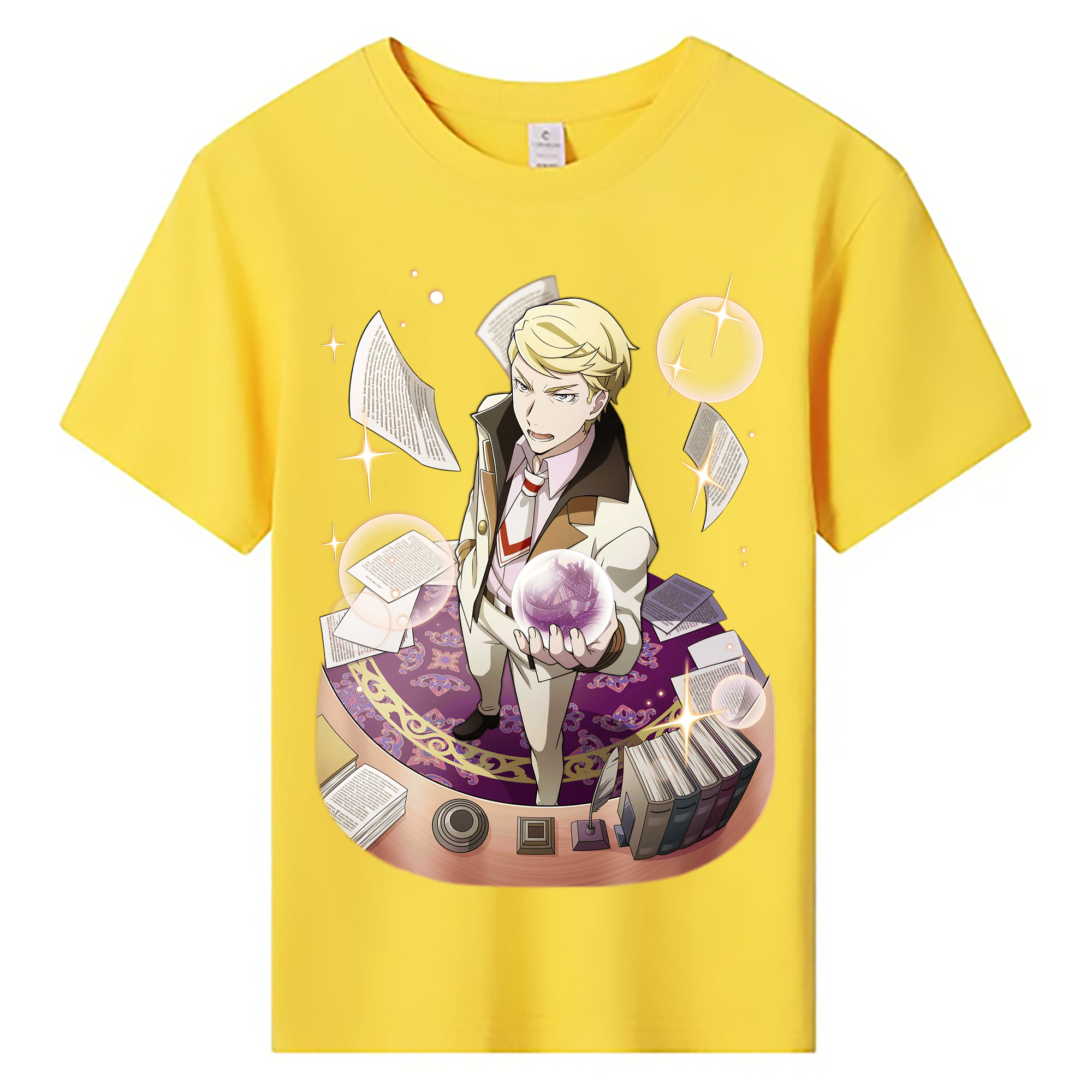 （画像用） 文豪ストレイドッグス Bungo Stray Dogs 綿100％キッズTシャツ（フロントプリント）