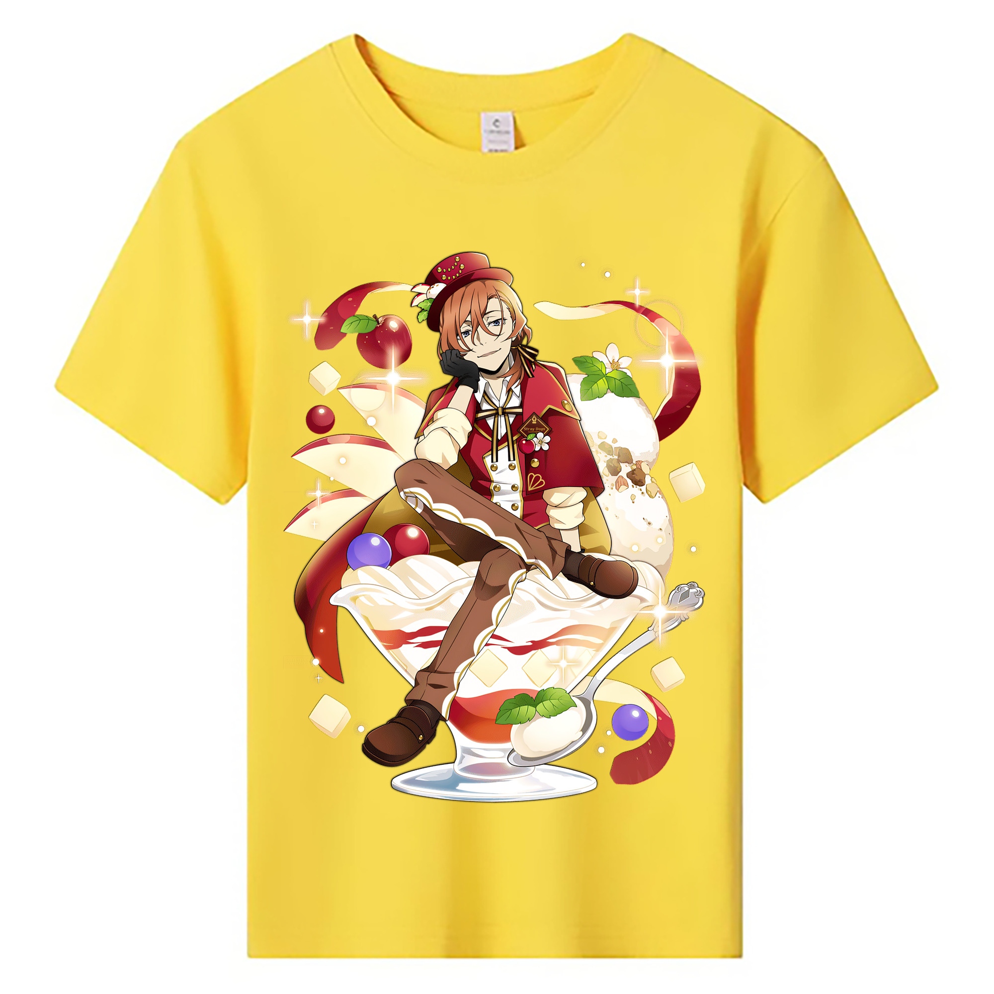（画像用） 文豪ストレイドッグス Bungo Stray Dogs 綿100％キッズTシャツ（フロントプリント）