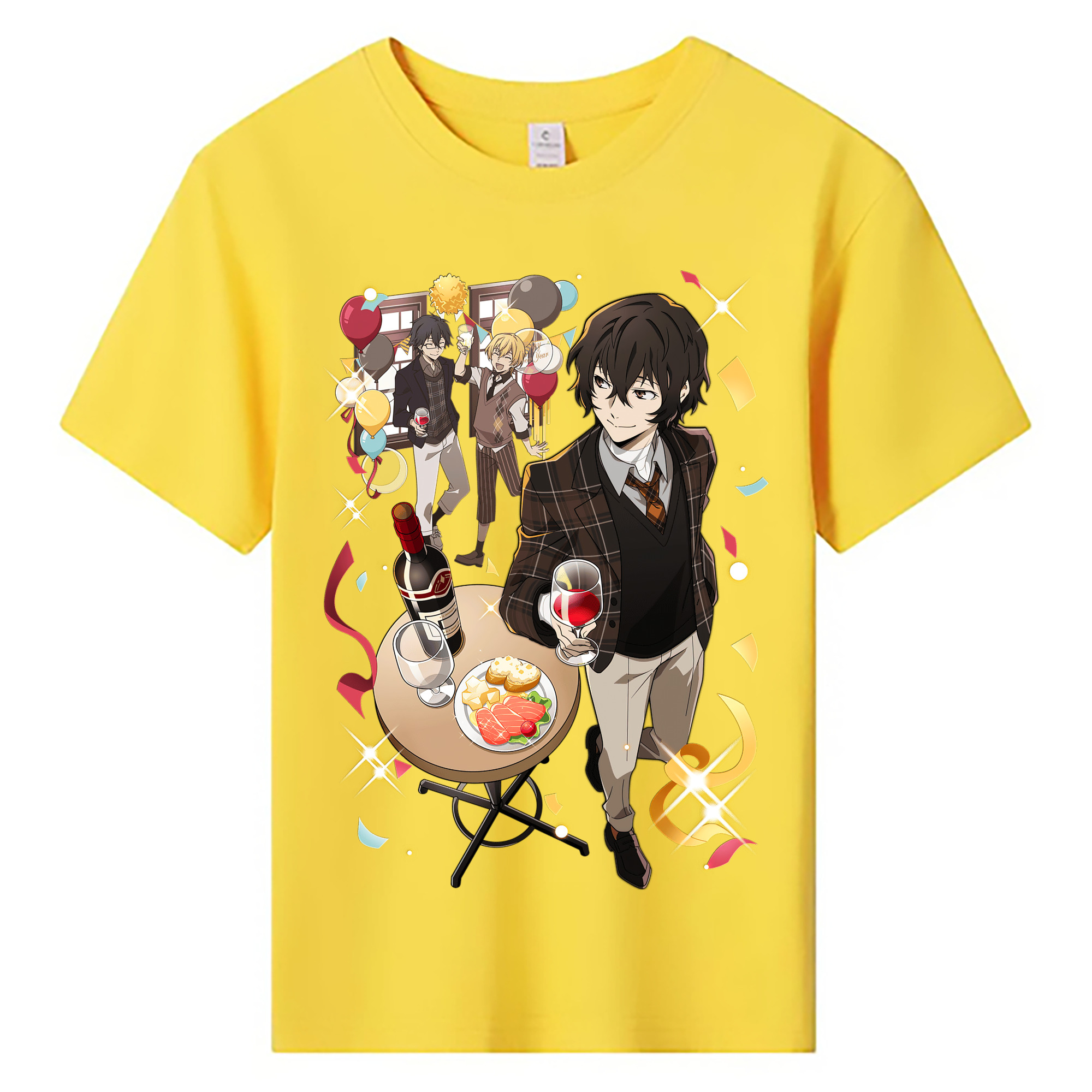 （画像用） 文豪ストレイドッグス Bungo Stray Dogs 綿100％キッズTシャツ（フロントプリント）