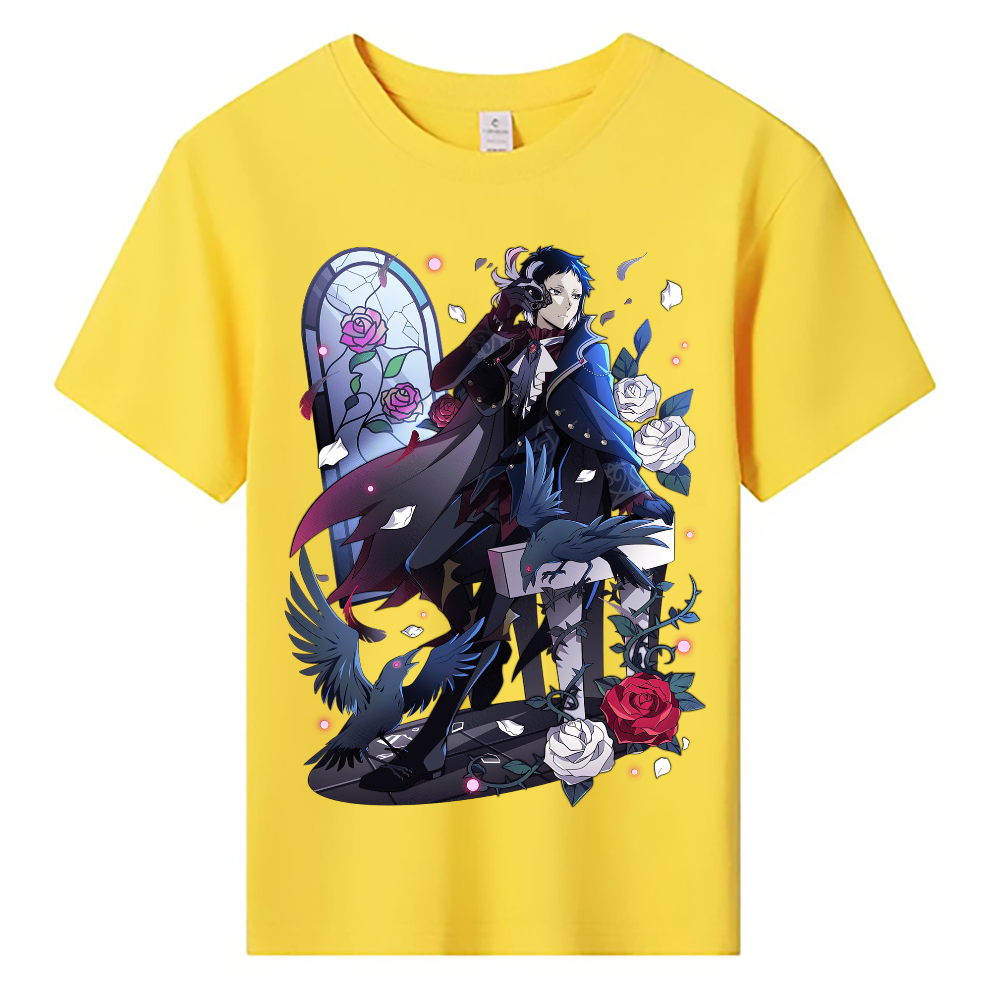 （画像用） 文豪ストレイドッグス Bungo Stray Dogs 綿100％キッズTシャツ（フロントプリント）