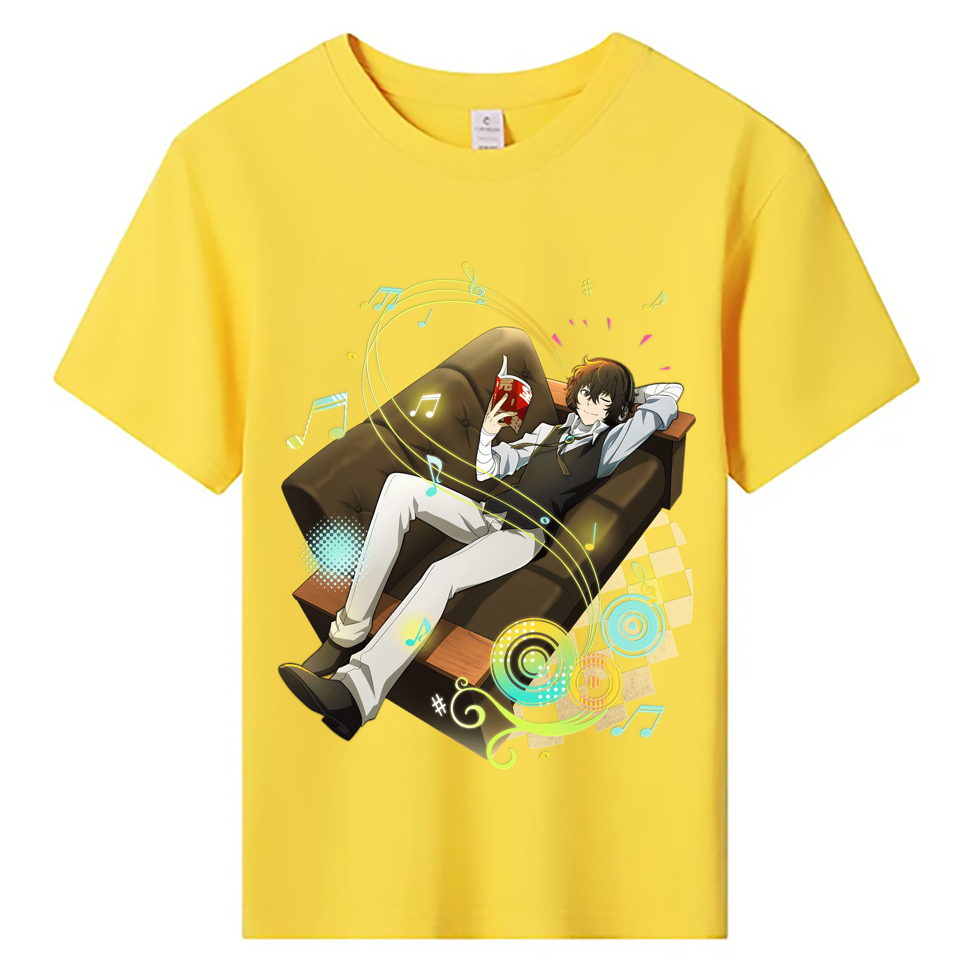 （画像用） 文豪ストレイドッグス Bungo Stray Dogs 綿100％キッズTシャツ（フロントプリント）