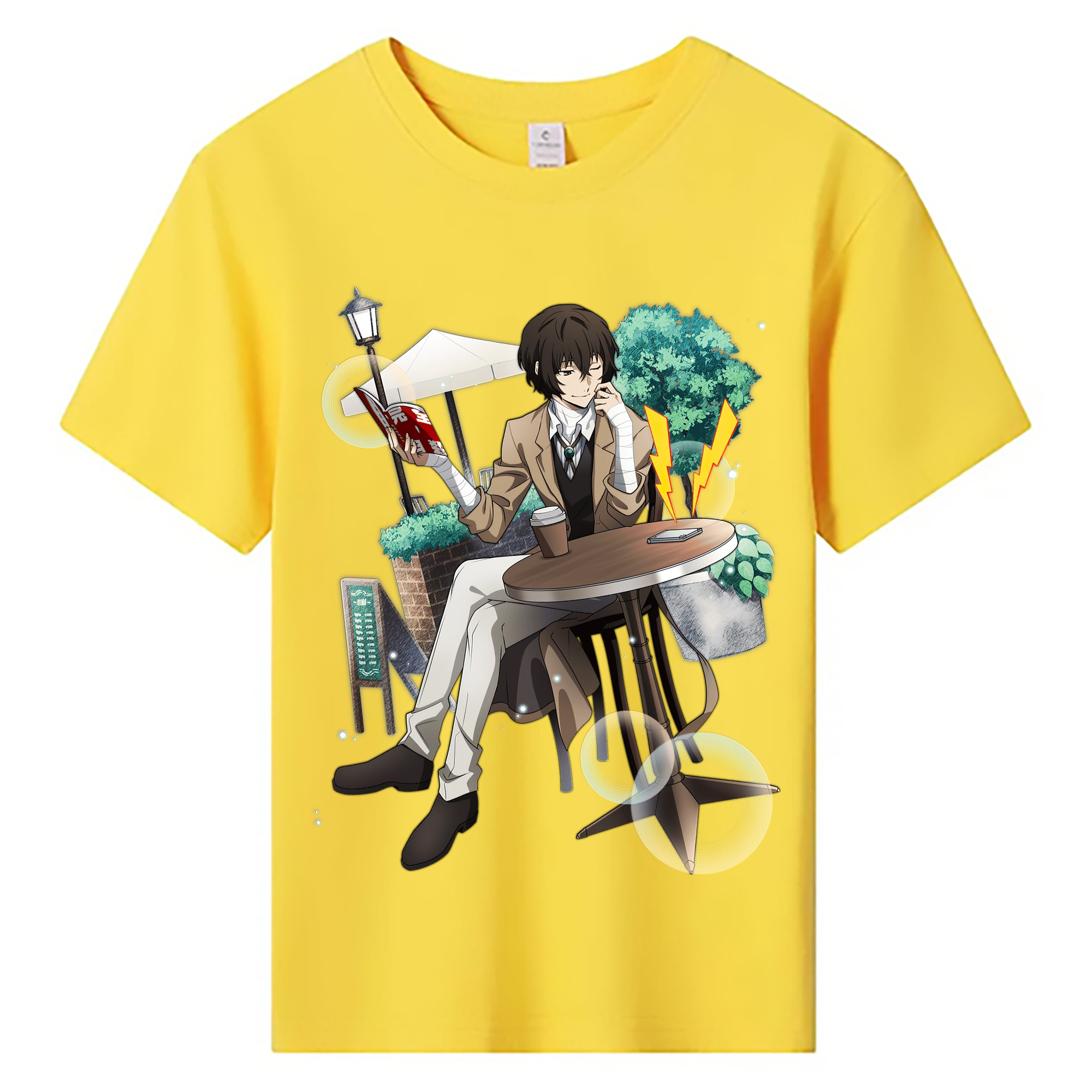 （画像用） 文豪ストレイドッグス Bungo Stray Dogs 綿100％キッズTシャツ（フロントプリント）