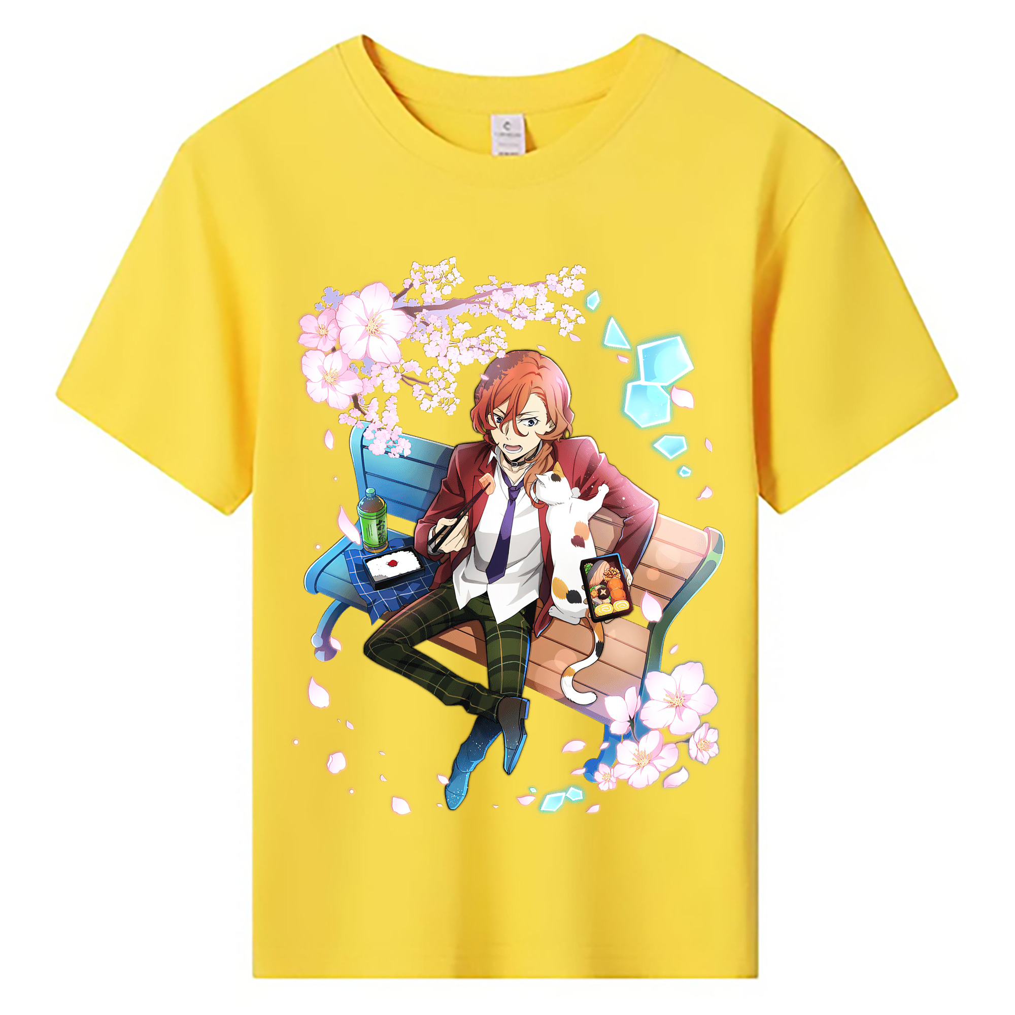 （画像用） 文豪ストレイドッグス Bungo Stray Dogs 綿100％キッズTシャツ（フロントプリント）