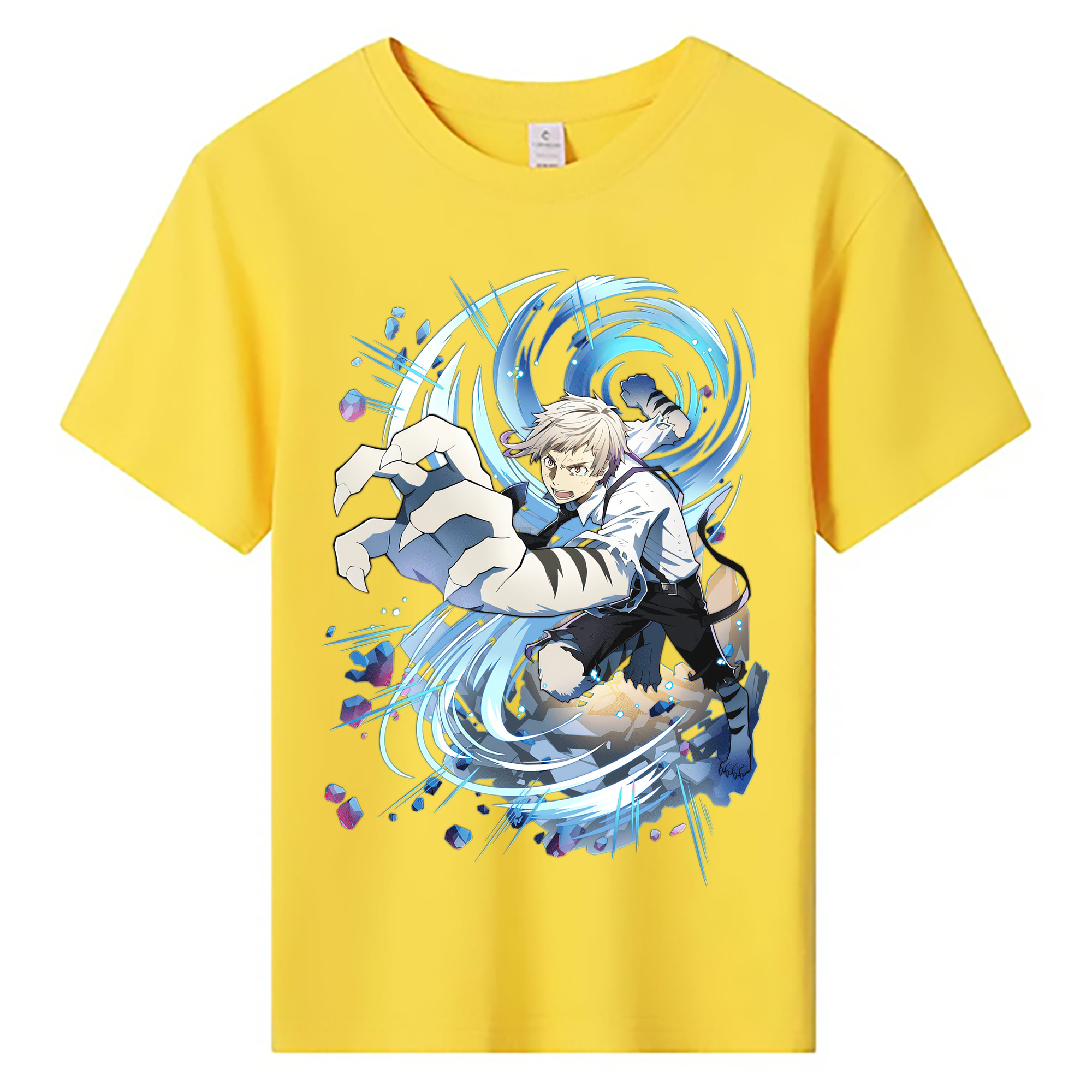 （画像用） 文豪ストレイドッグス Bungo Stray Dogs 綿100％キッズTシャツ（フロントプリント）